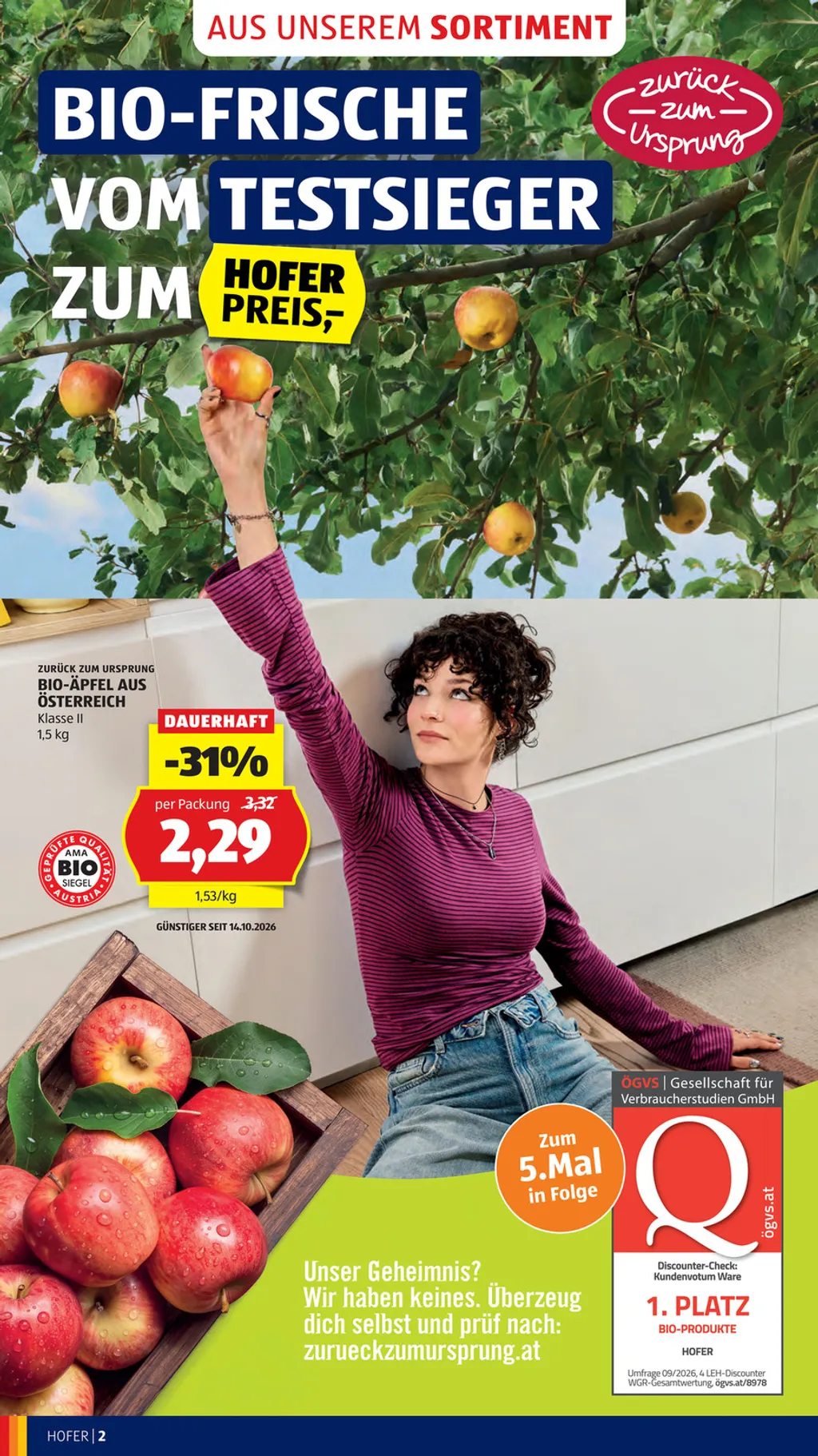 Hofer Flugblatt ab 16.10.2026 (Freitag)