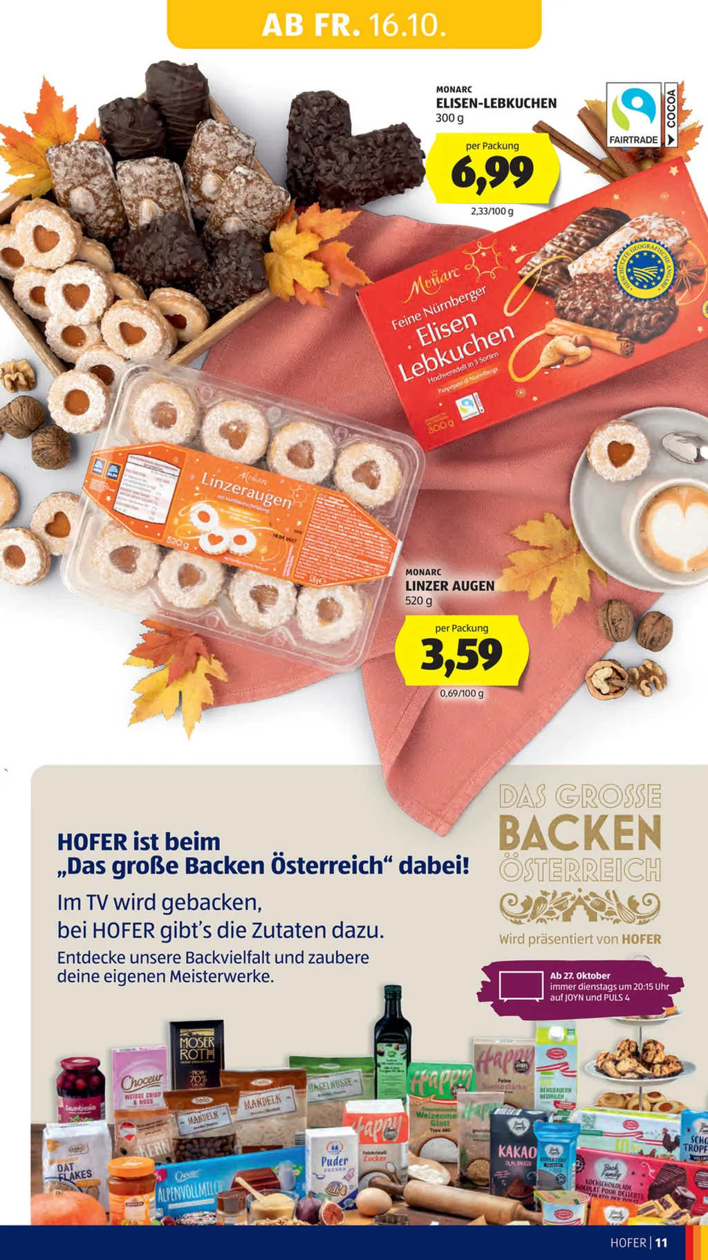 Hofer Flugblatt ab 16.10.2026 (Freitag)