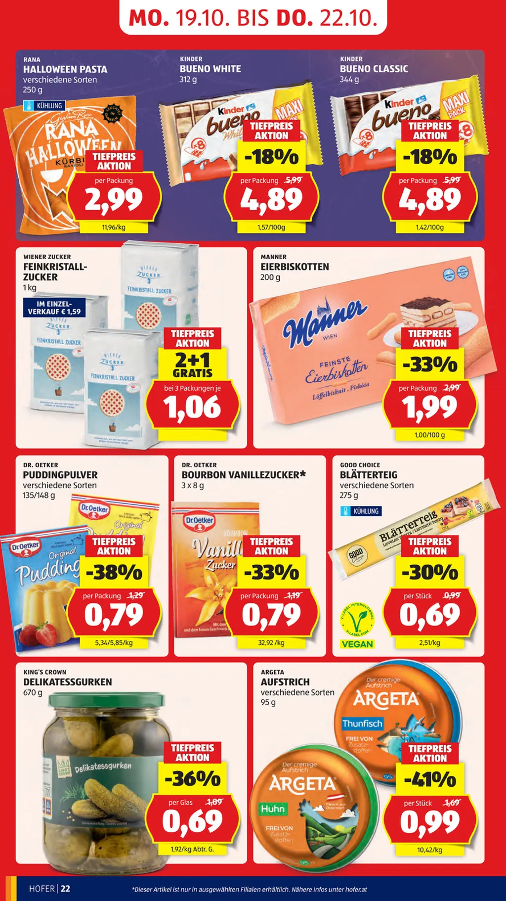 Hofer Flugblatt ab 16.10.2026 (Freitag)
