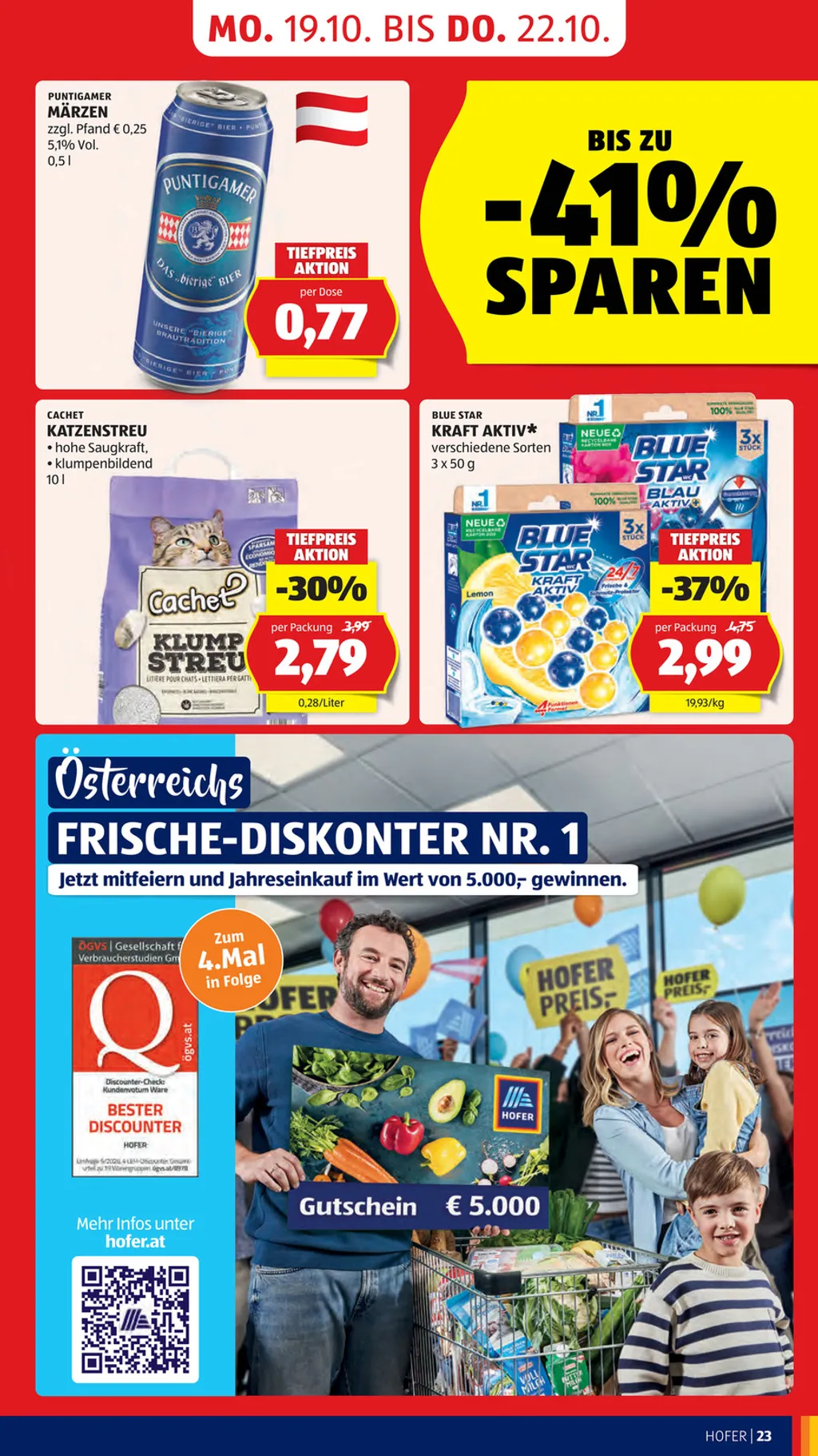 Hofer Flugblatt ab 16.10.2026 (Freitag)