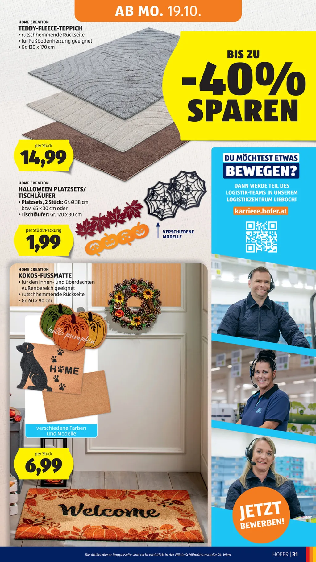 Hofer Flugblatt ab 16.10.2026 (Freitag)