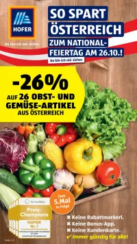 Hofer Flugblatt ab 23.10.2026 (Freitag)