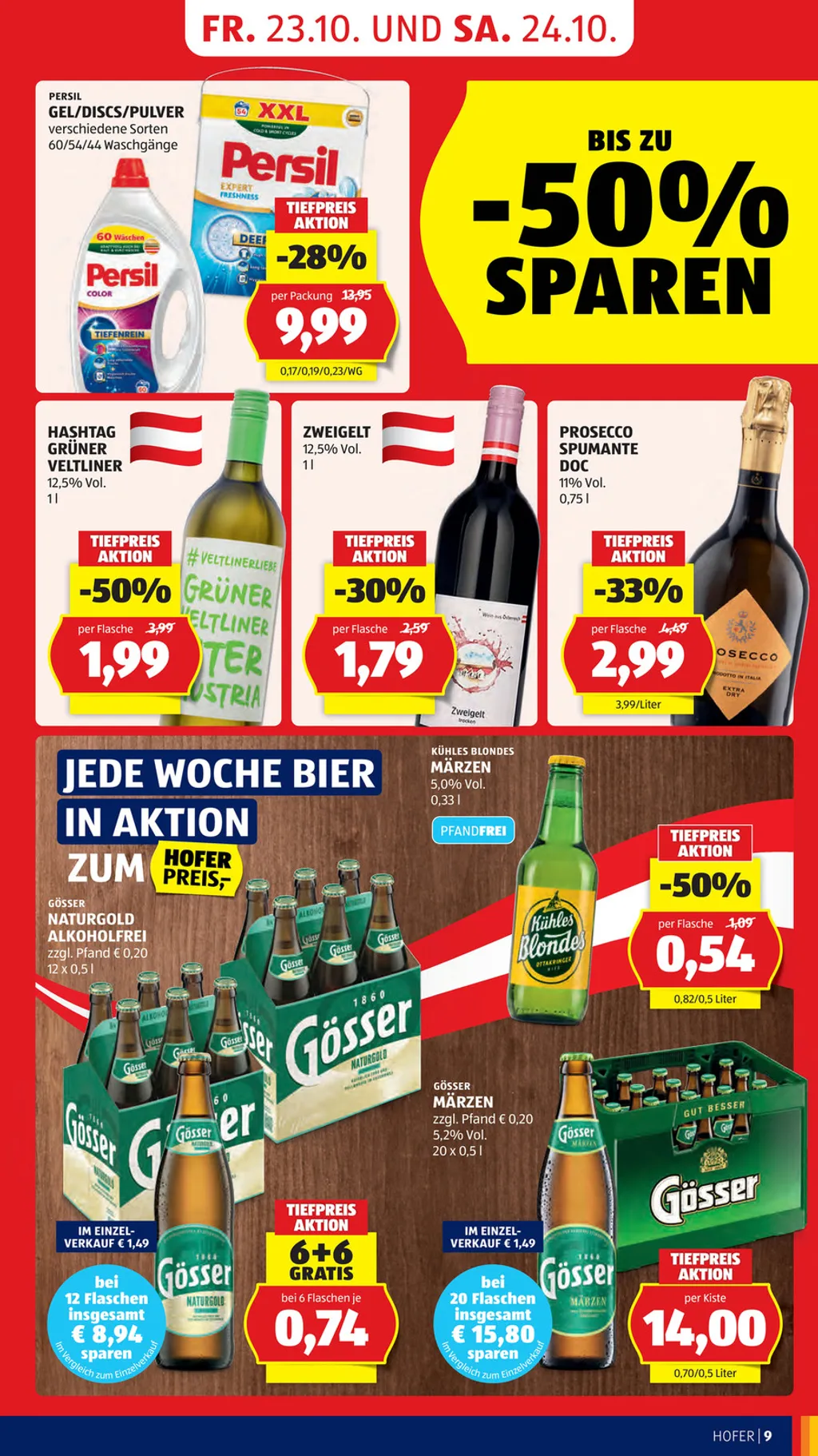 Hofer Flugblatt ab 23.10.2026 (Freitag)