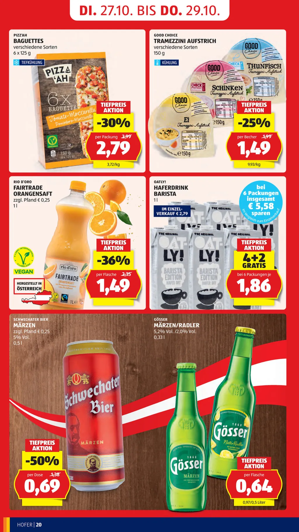 Hofer Flugblatt ab 23.10.2026 (Freitag)