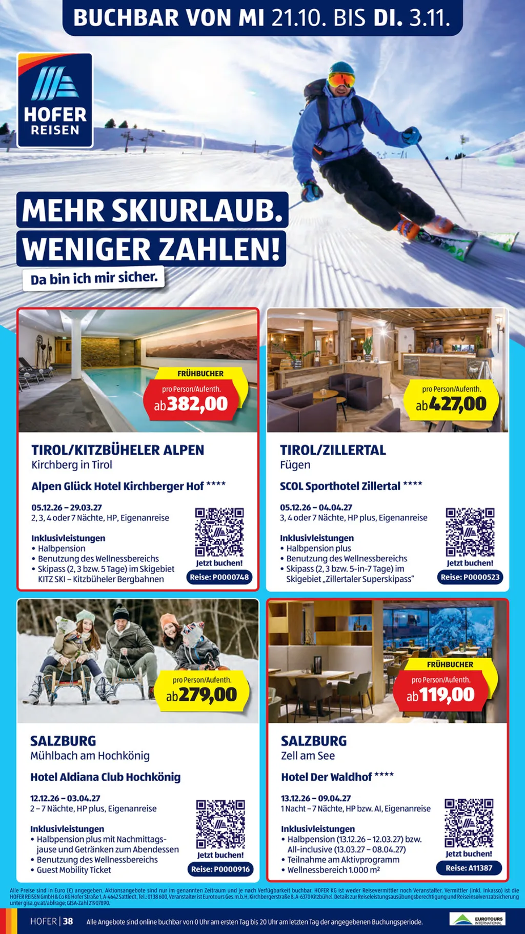 Hofer Flugblatt ab 23.10.2026 (Freitag)