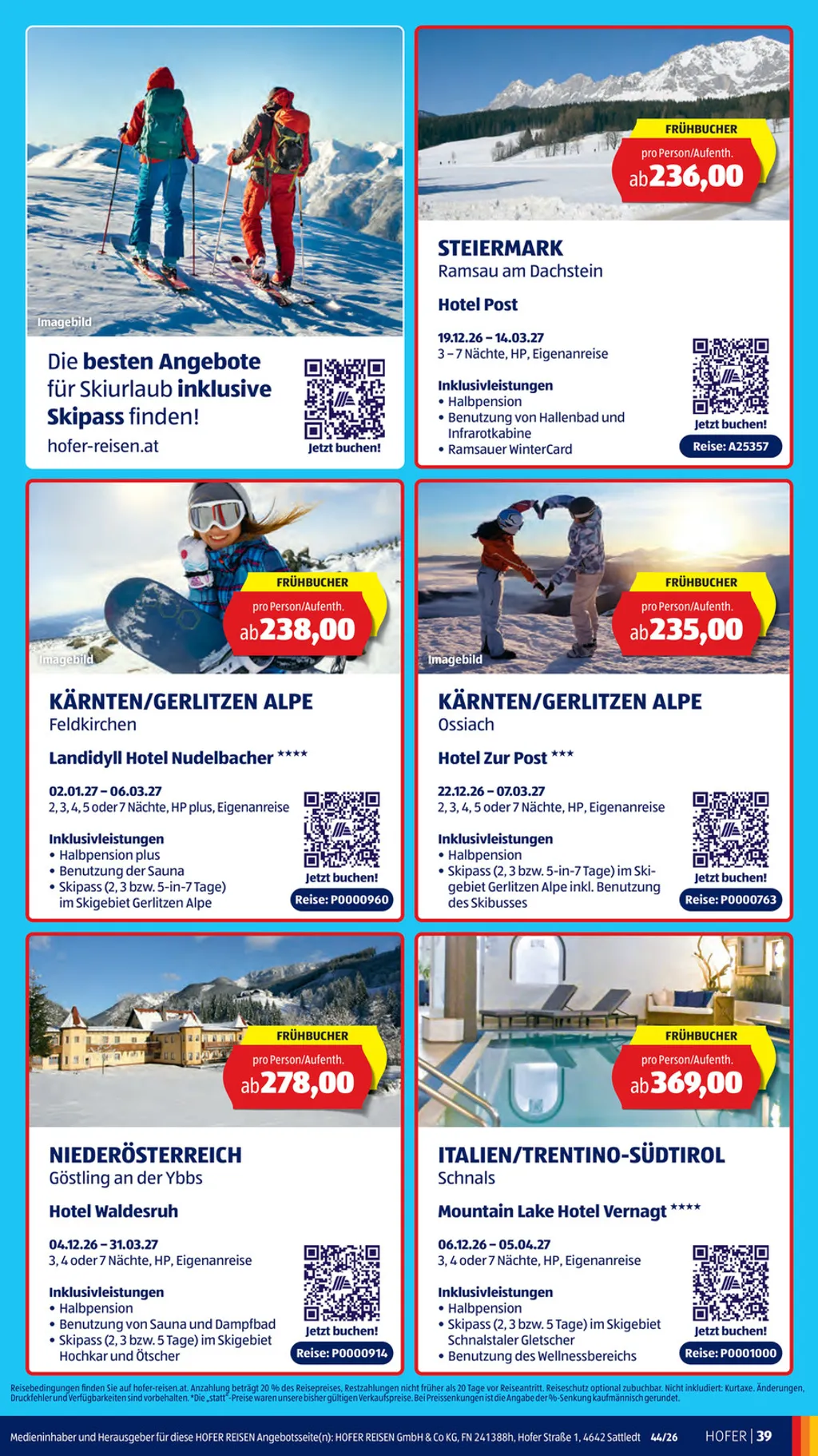 Hofer Flugblatt ab 23.10.2026 (Freitag)