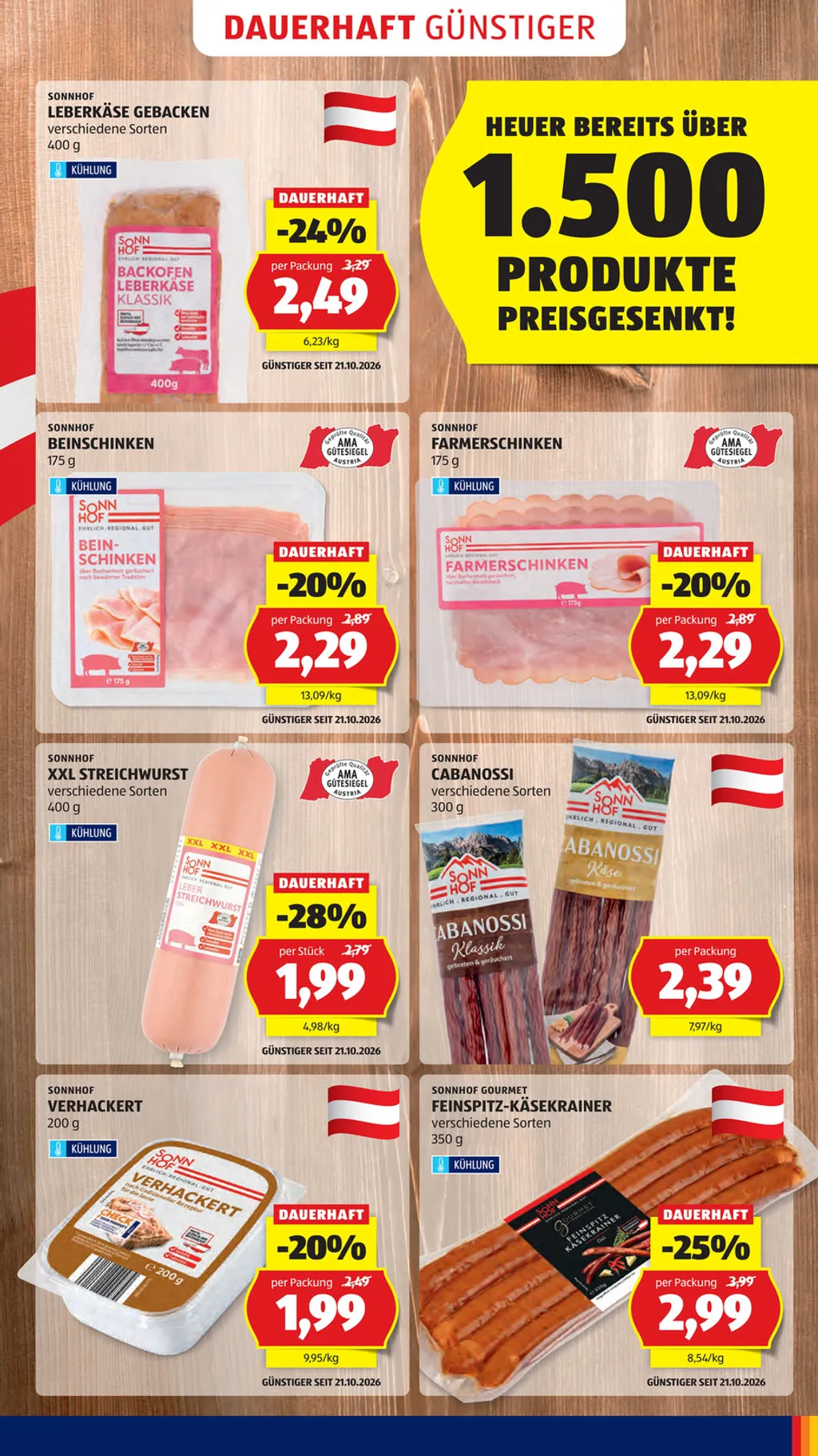 Hofer Flugblatt ab 30.10.2026 (Freitag)