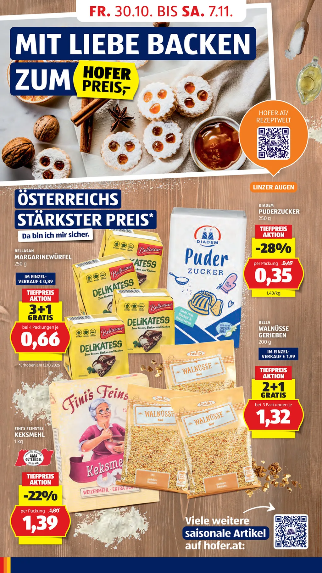 Hofer Flugblatt ab 30.10.2026 (Freitag)