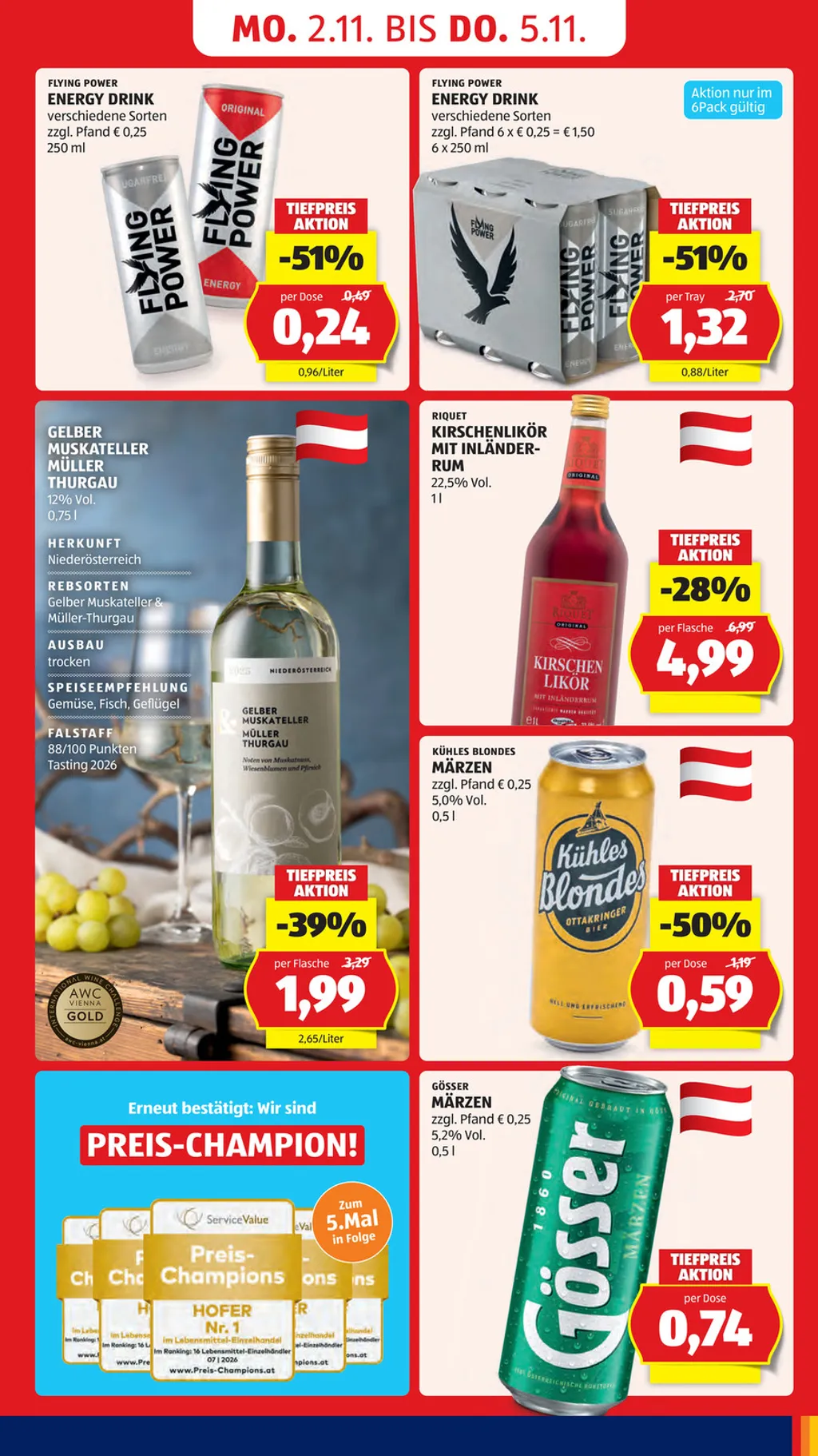 Hofer Flugblatt ab 30.10.2026 (Freitag)