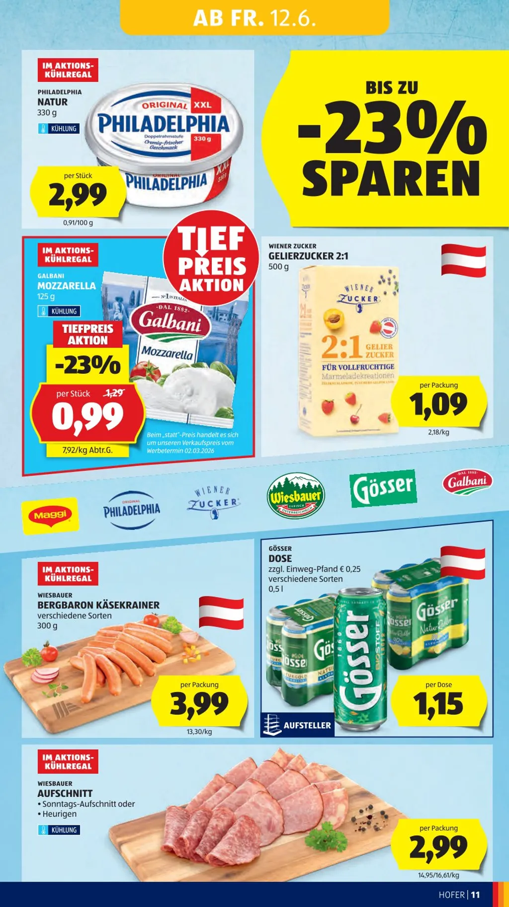 Hofer Flugblatt ab 12.06.2026 (Freitag)