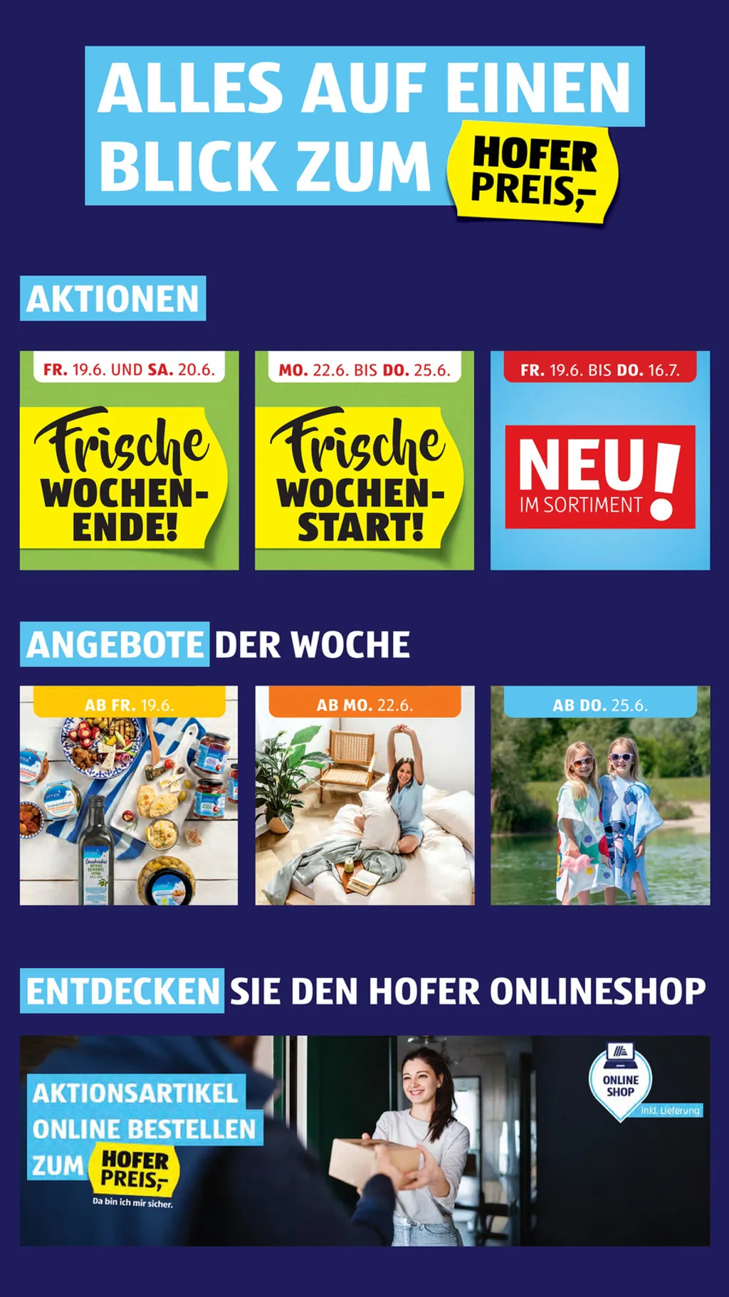 Hofer Flugblatt ab 19.06.2026 (Freitag)