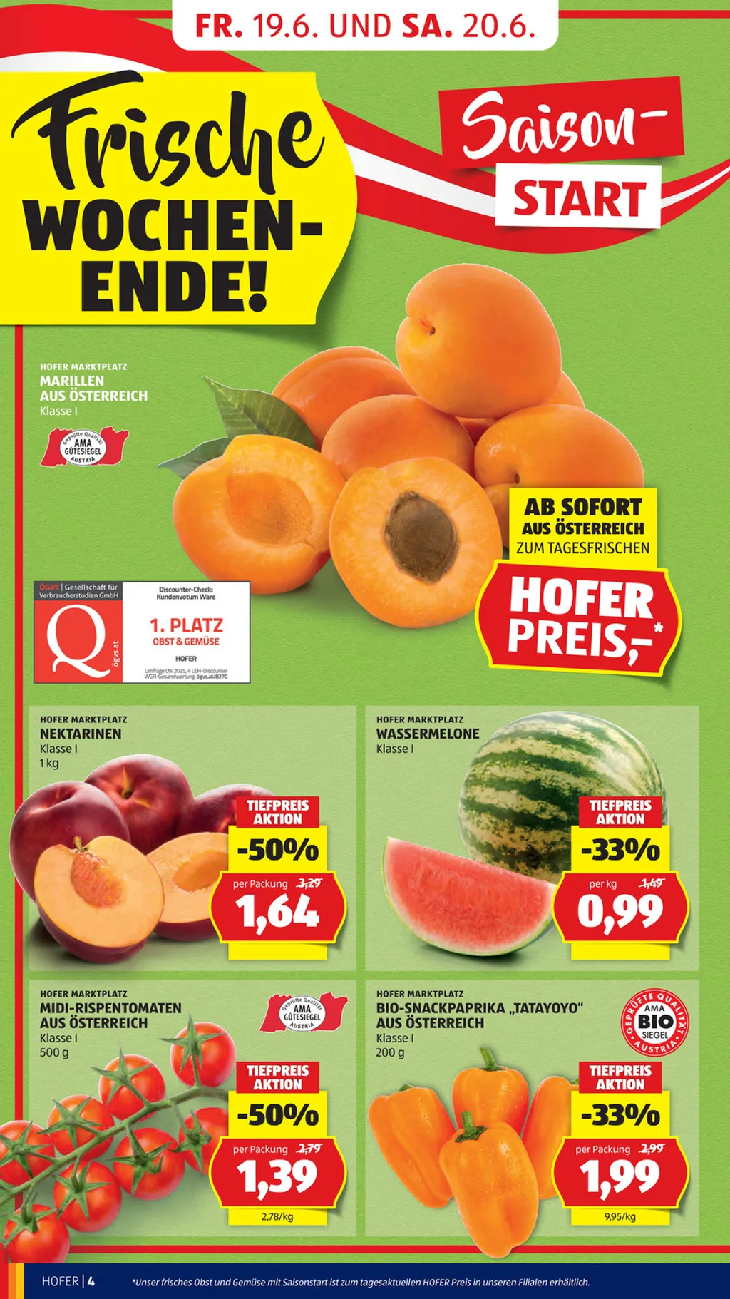 Hofer Flugblatt ab 19.06.2026 (Freitag)