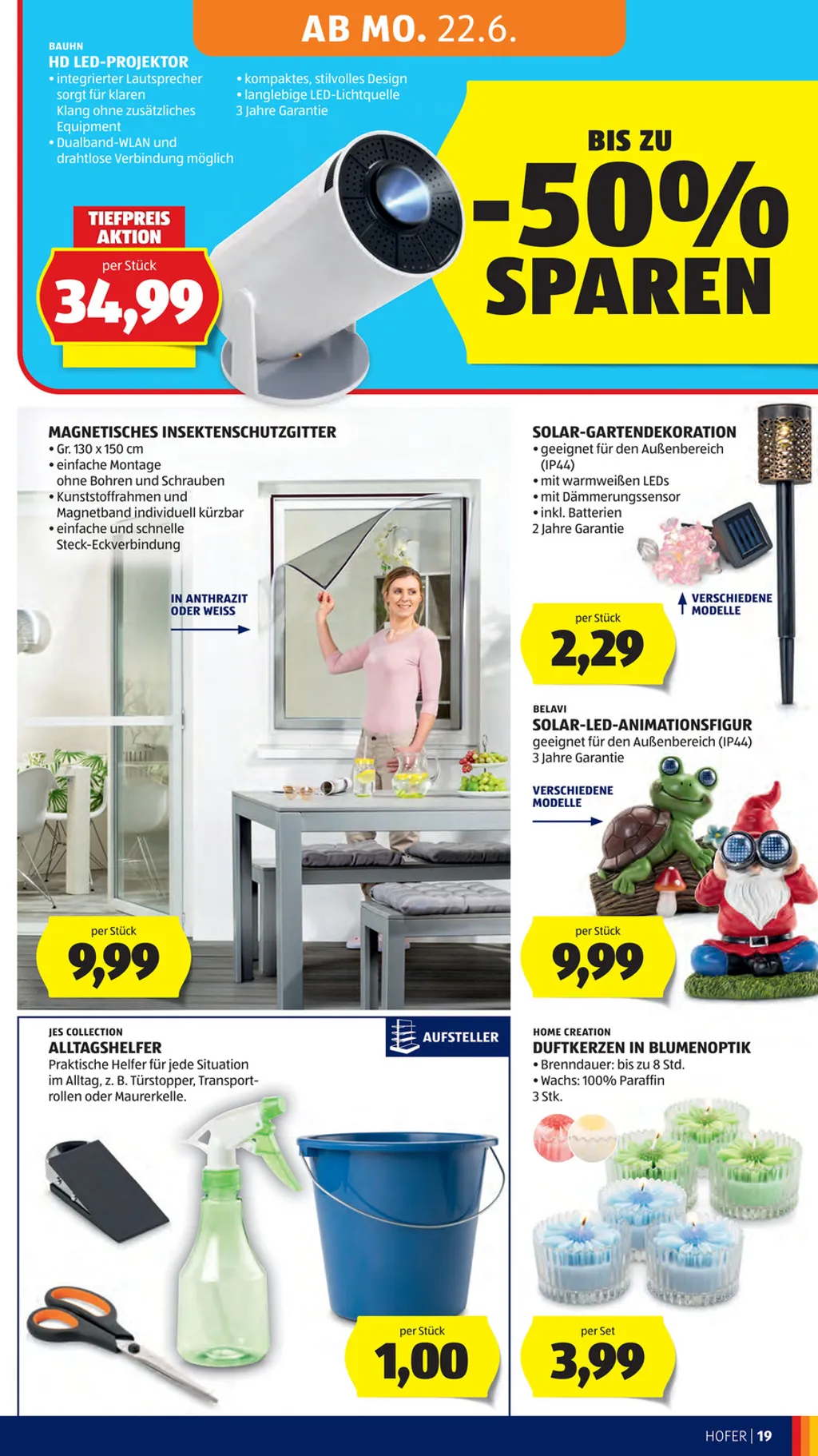 Hofer Flugblatt ab 19.06.2026 (Freitag)