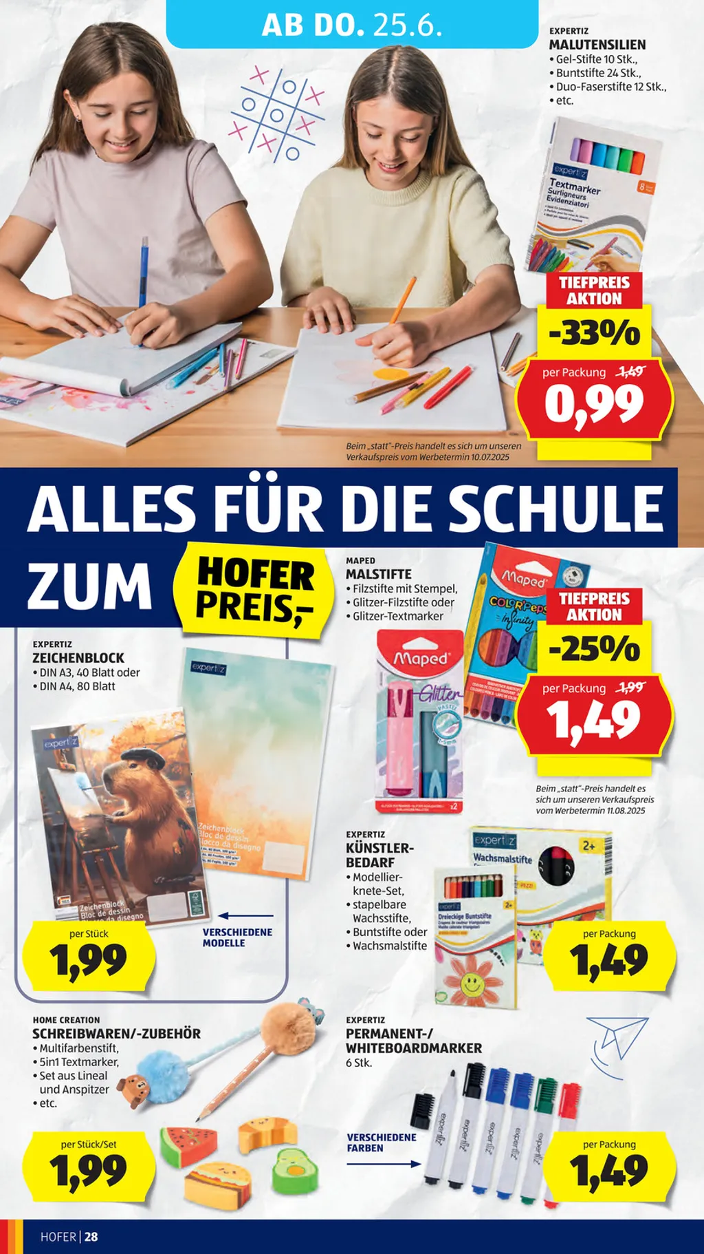 Hofer Flugblatt ab 19.06.2026 (Freitag)