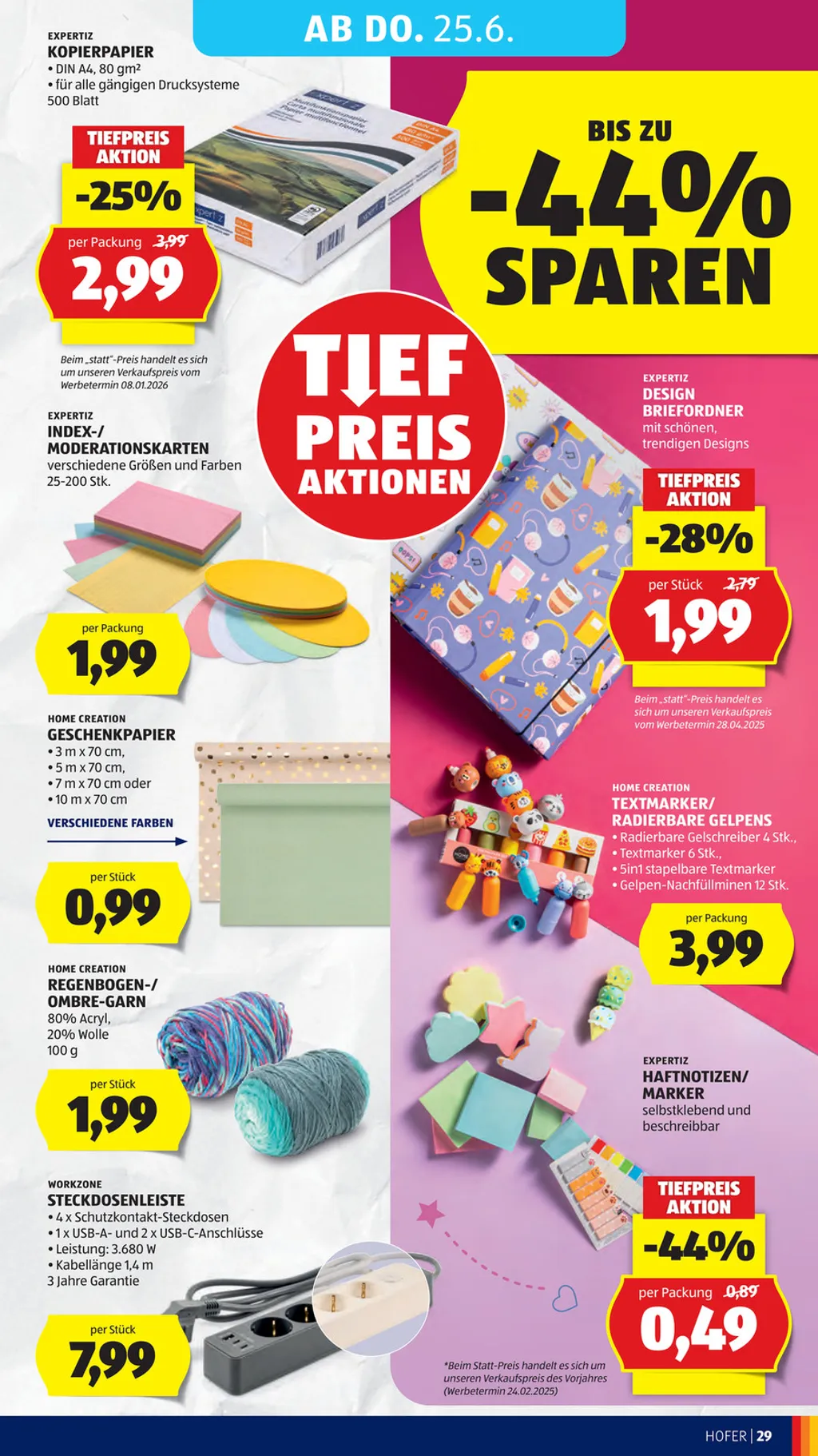 Hofer Flugblatt ab 19.06.2026 (Freitag)