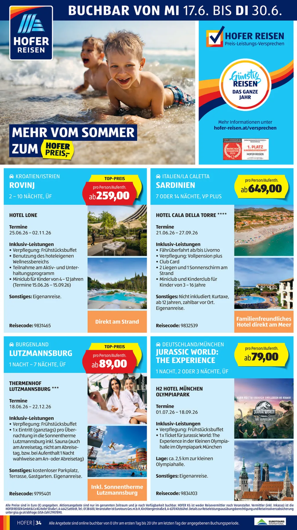 Hofer Flugblatt ab 19.06.2026 (Freitag)