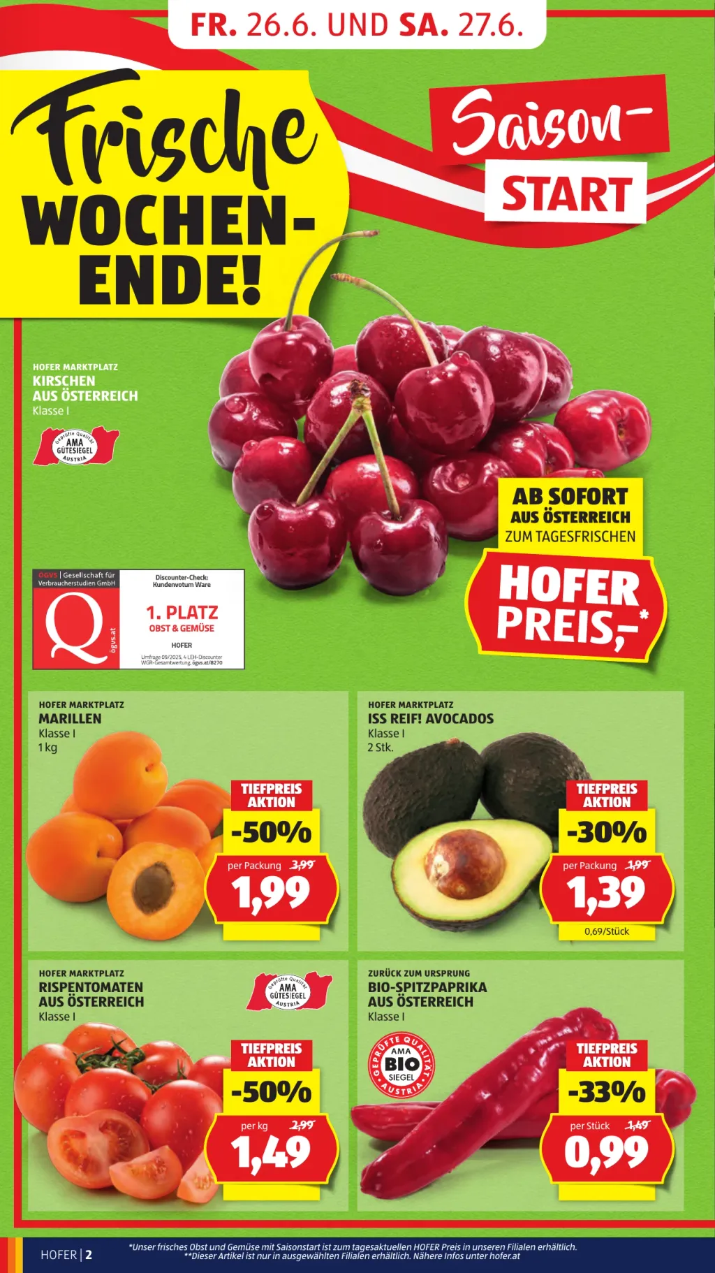 Hofer Flugblatt ab 26.06.2026 (Freitag)