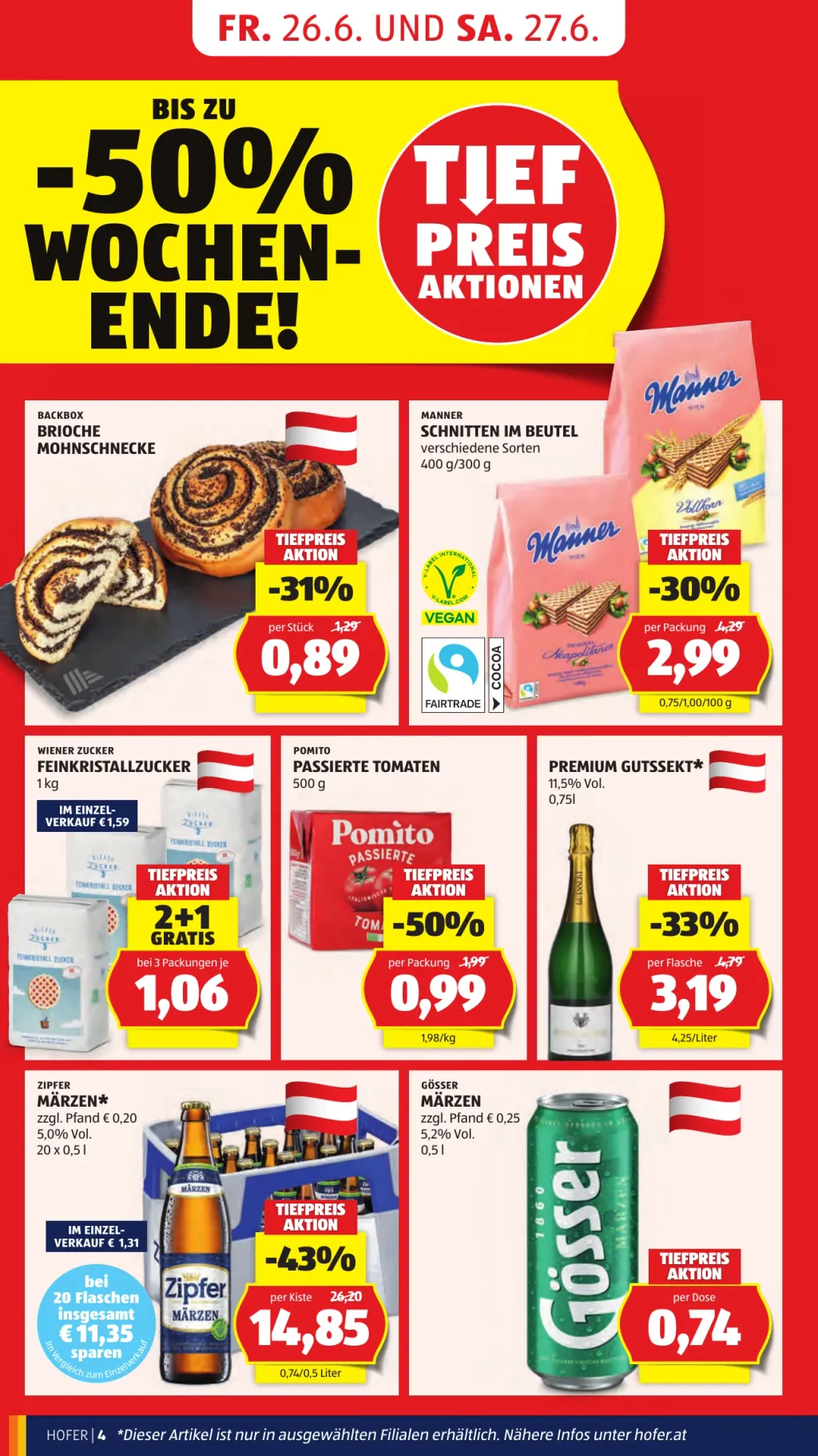 Hofer Flugblatt ab 26.06.2026 (Freitag)