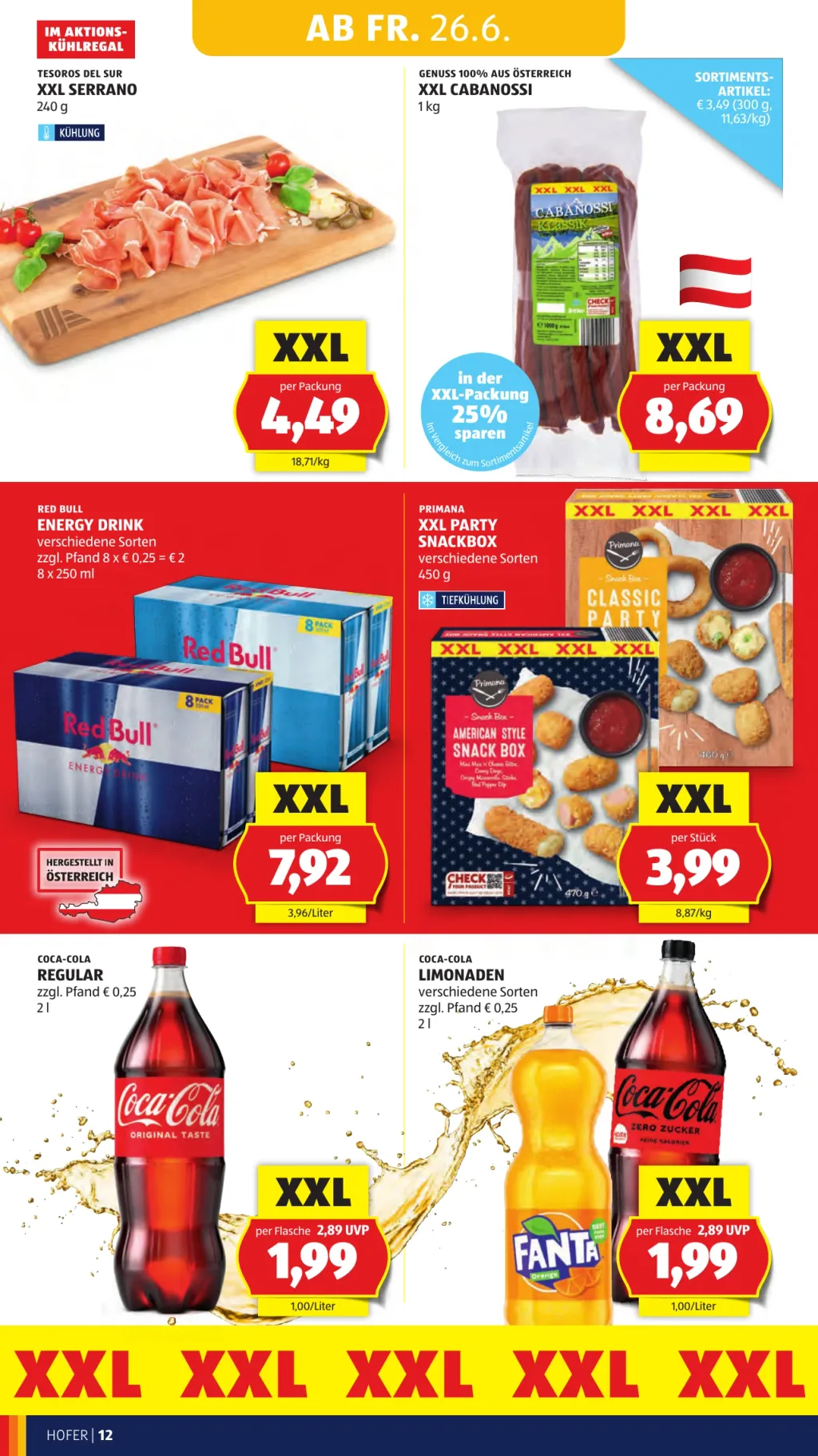 Hofer Flugblatt ab 26.06.2026 (Freitag)
