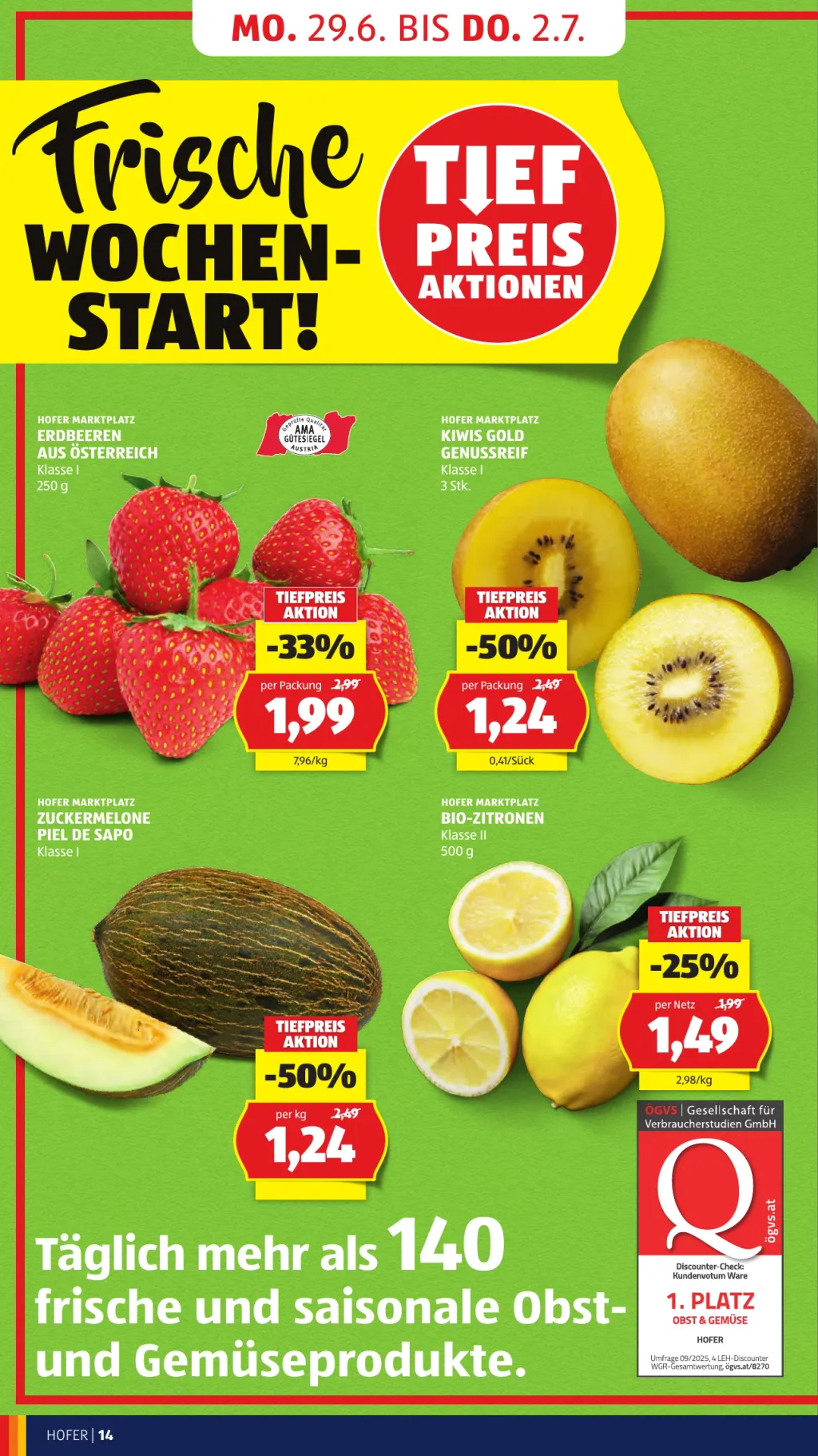 Hofer Flugblatt ab 26.06.2026 (Freitag)