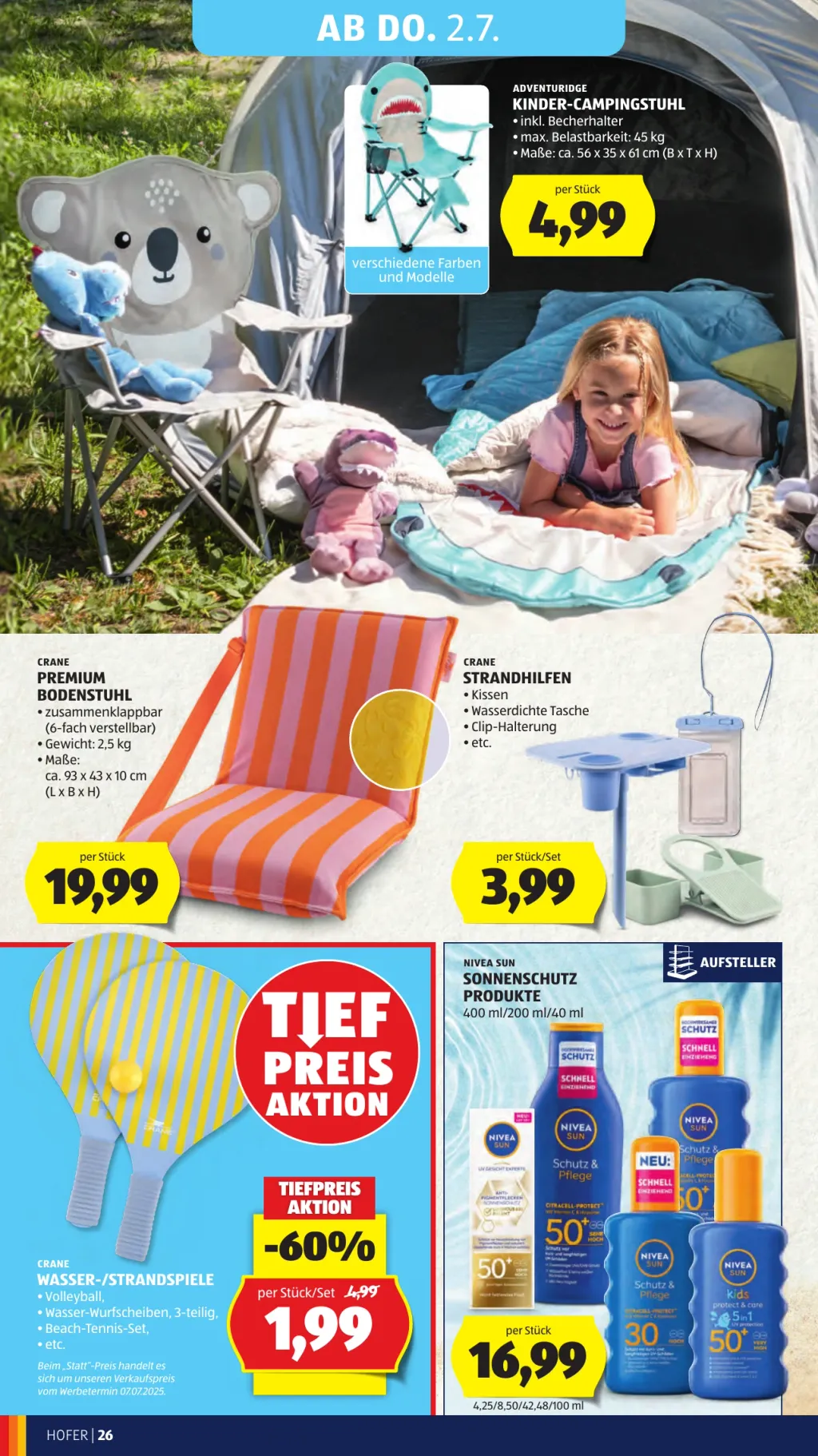 Hofer Flugblatt ab 26.06.2026 (Freitag)