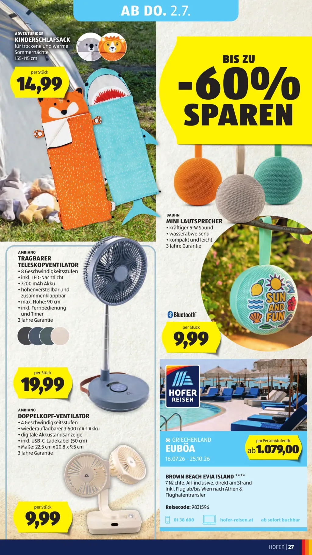 Hofer Flugblatt ab 26.06.2026 (Freitag)
