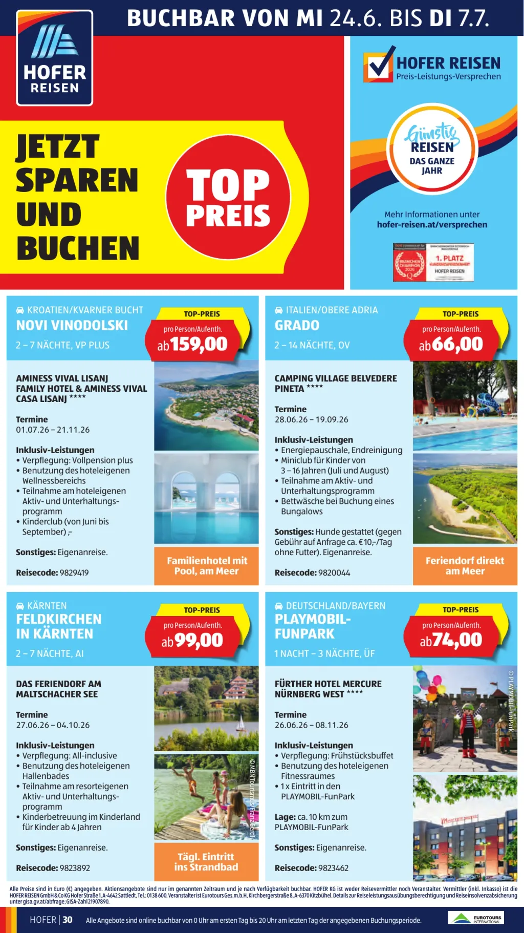 Hofer Flugblatt ab 26.06.2026 (Freitag)