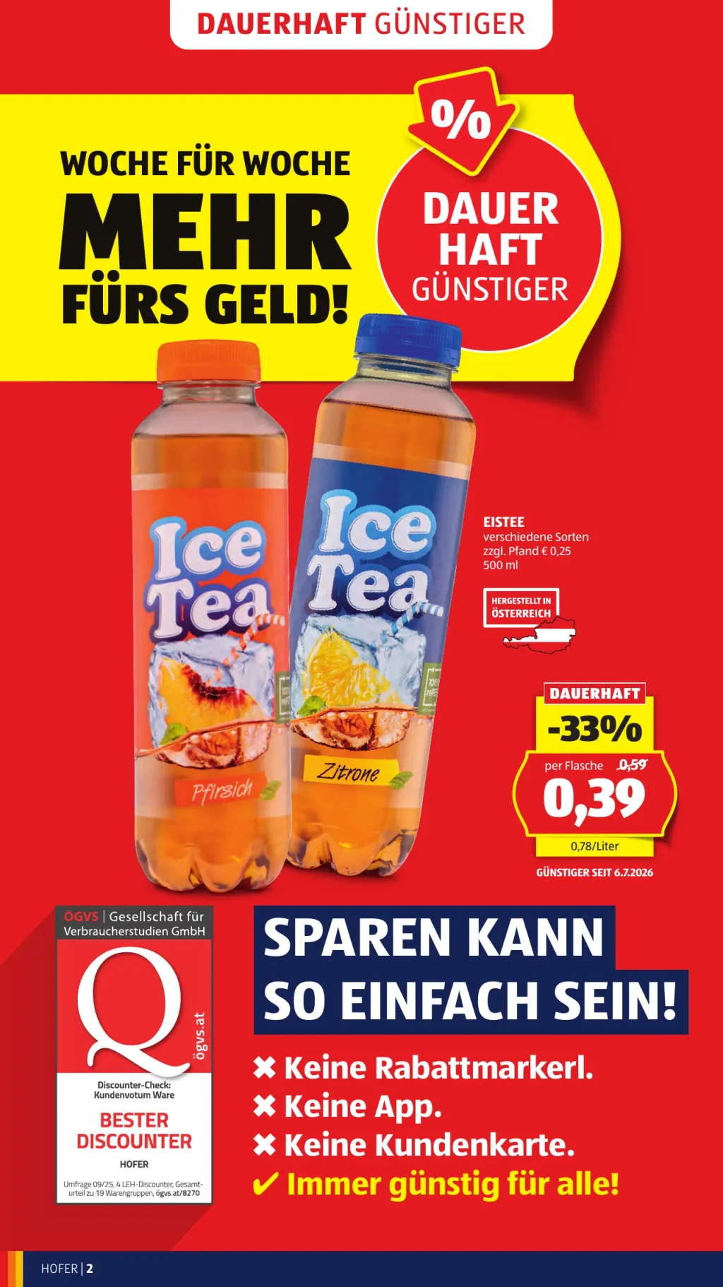 Hofer Flugblatt ab 03.07.2026 (Freitag)