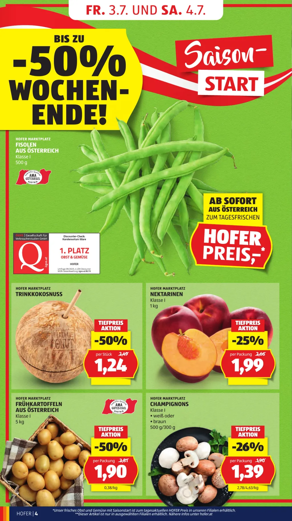 Hofer Flugblatt ab 03.07.2026 (Freitag)