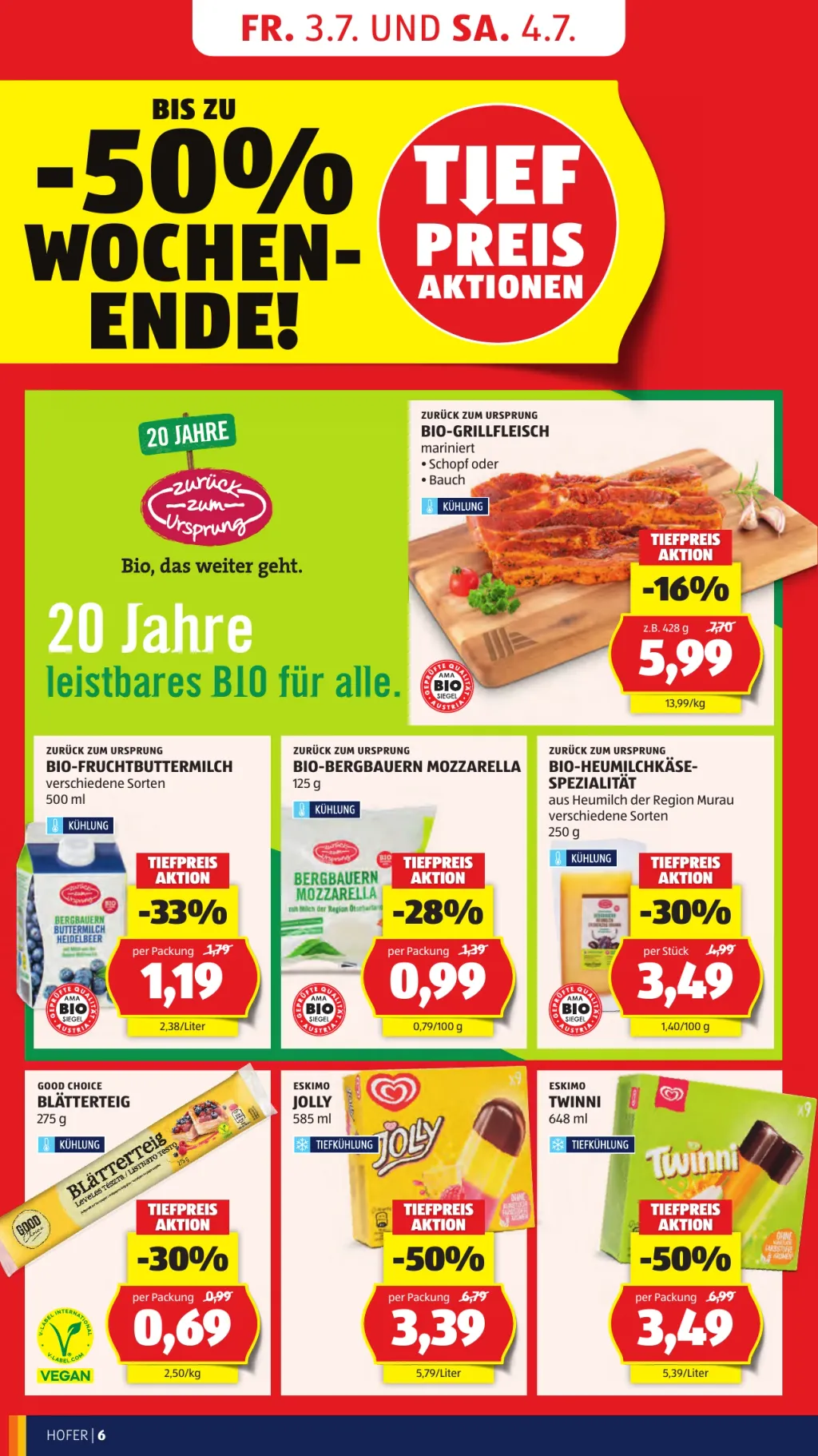 Hofer Flugblatt ab 03.07.2026 (Freitag)