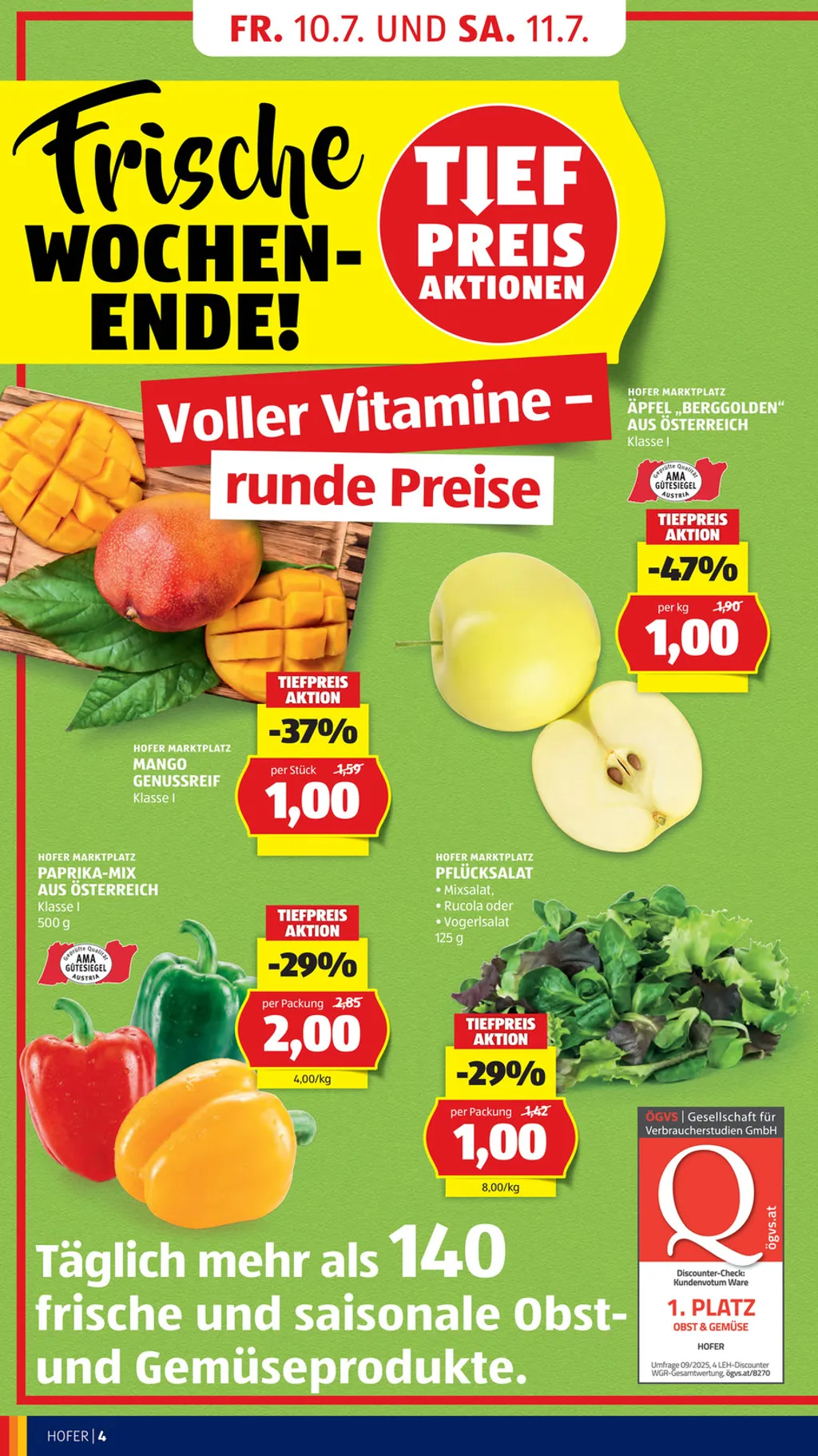 Hofer Flugblatt ab 10.07.2026 (Freitag)