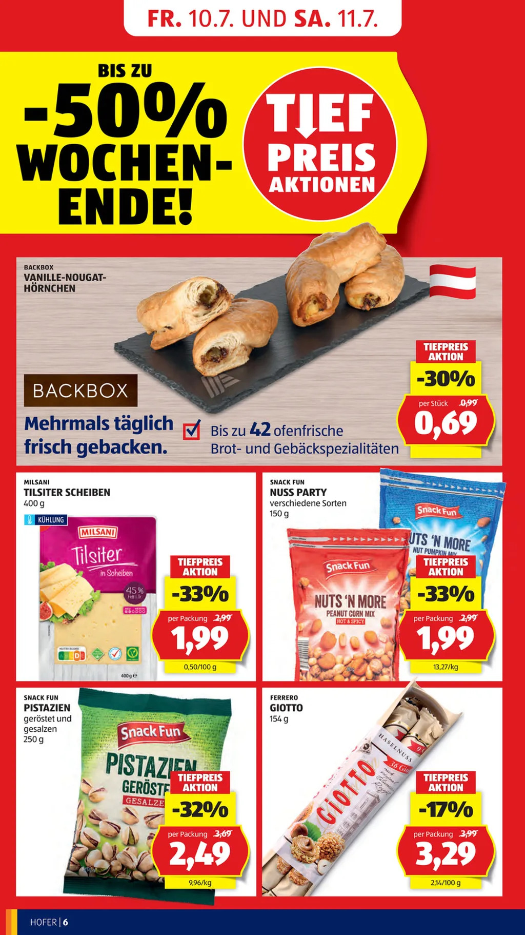 Hofer Flugblatt ab 10.07.2026 (Freitag)