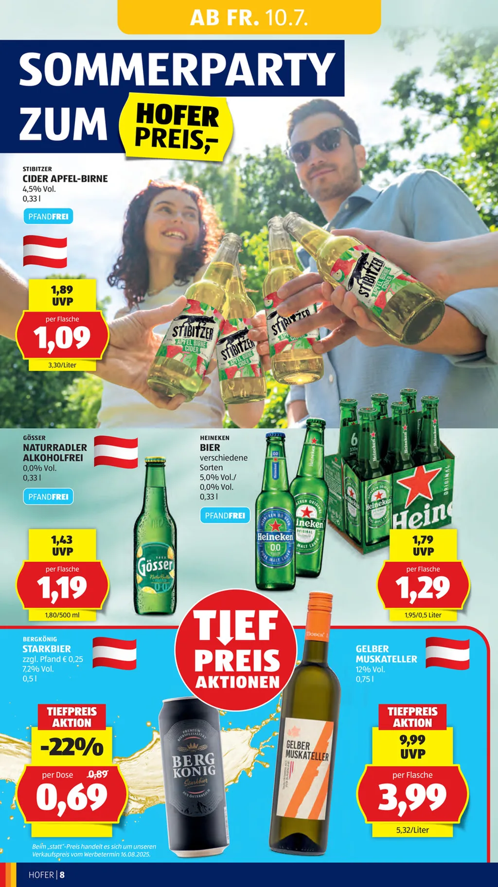 Hofer Flugblatt ab 10.07.2026 (Freitag)