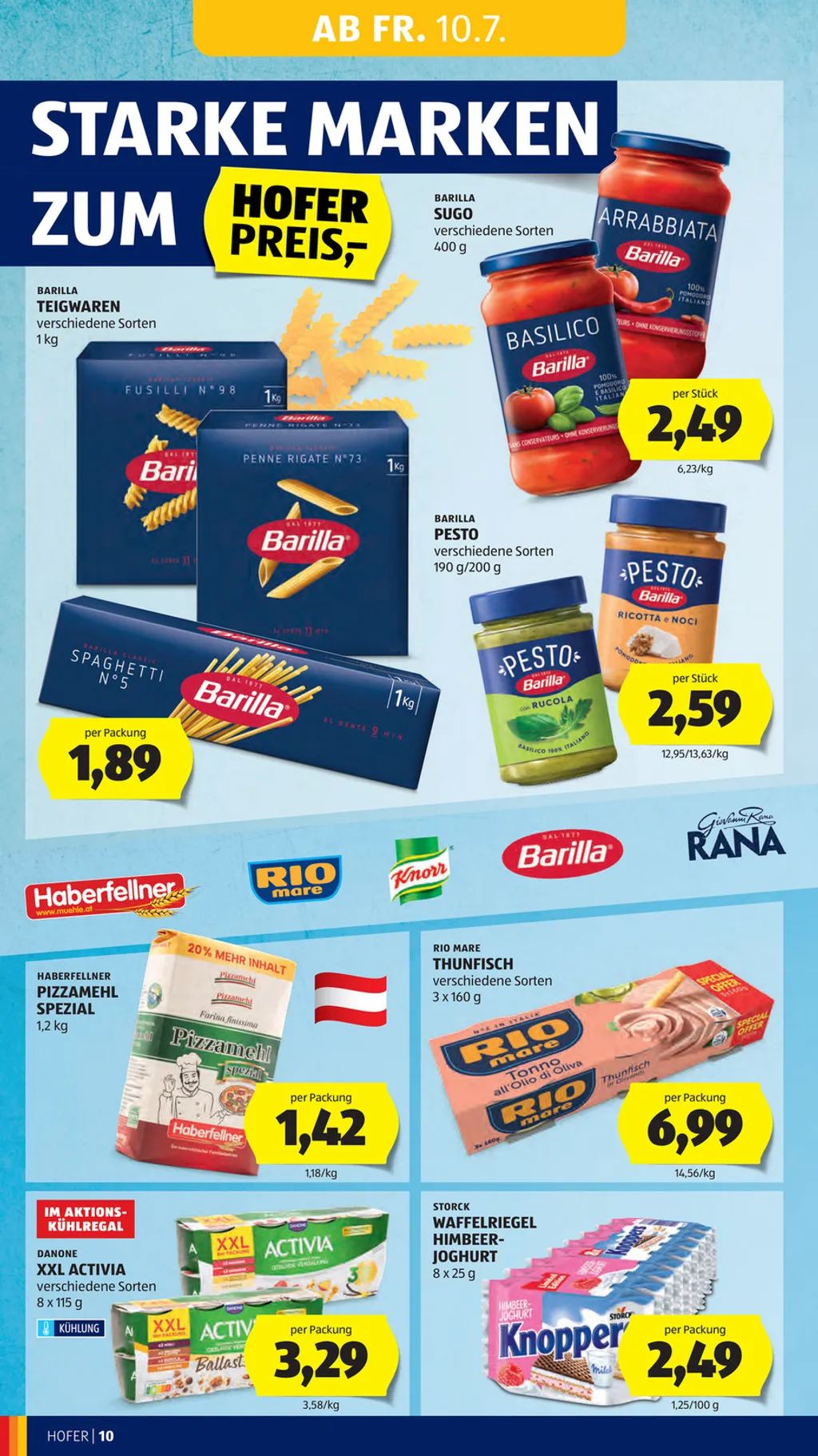 Hofer Flugblatt ab 10.07.2026 (Freitag)