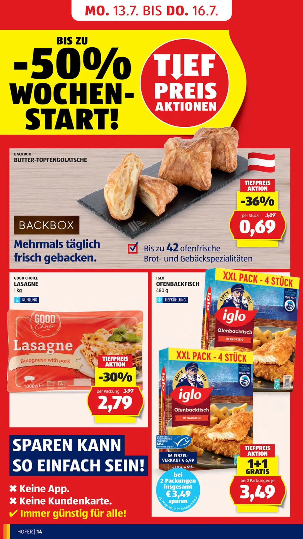 Hofer Flugblatt ab 10.07.2026 (Freitag)