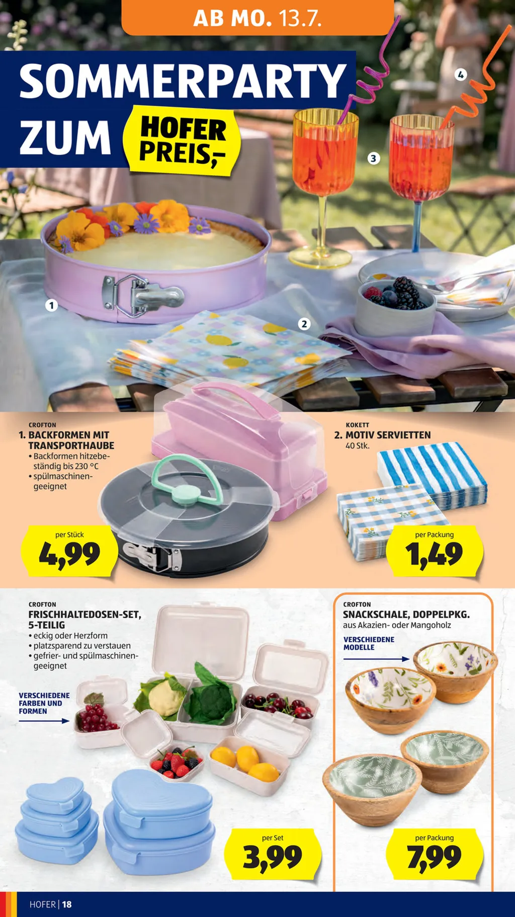 Hofer Flugblatt ab 10.07.2026 (Freitag)