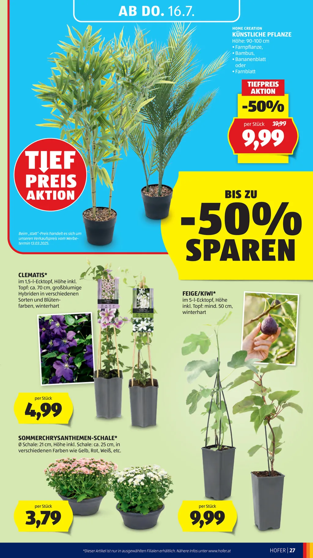 Hofer Flugblatt ab 10.07.2026 (Freitag)