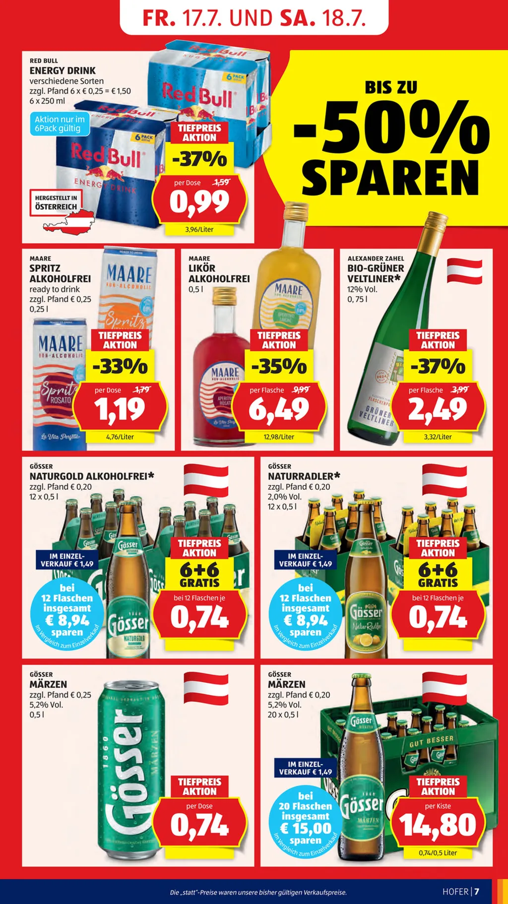 Hofer Flugblatt ab 17.07.2026 (Freitag)