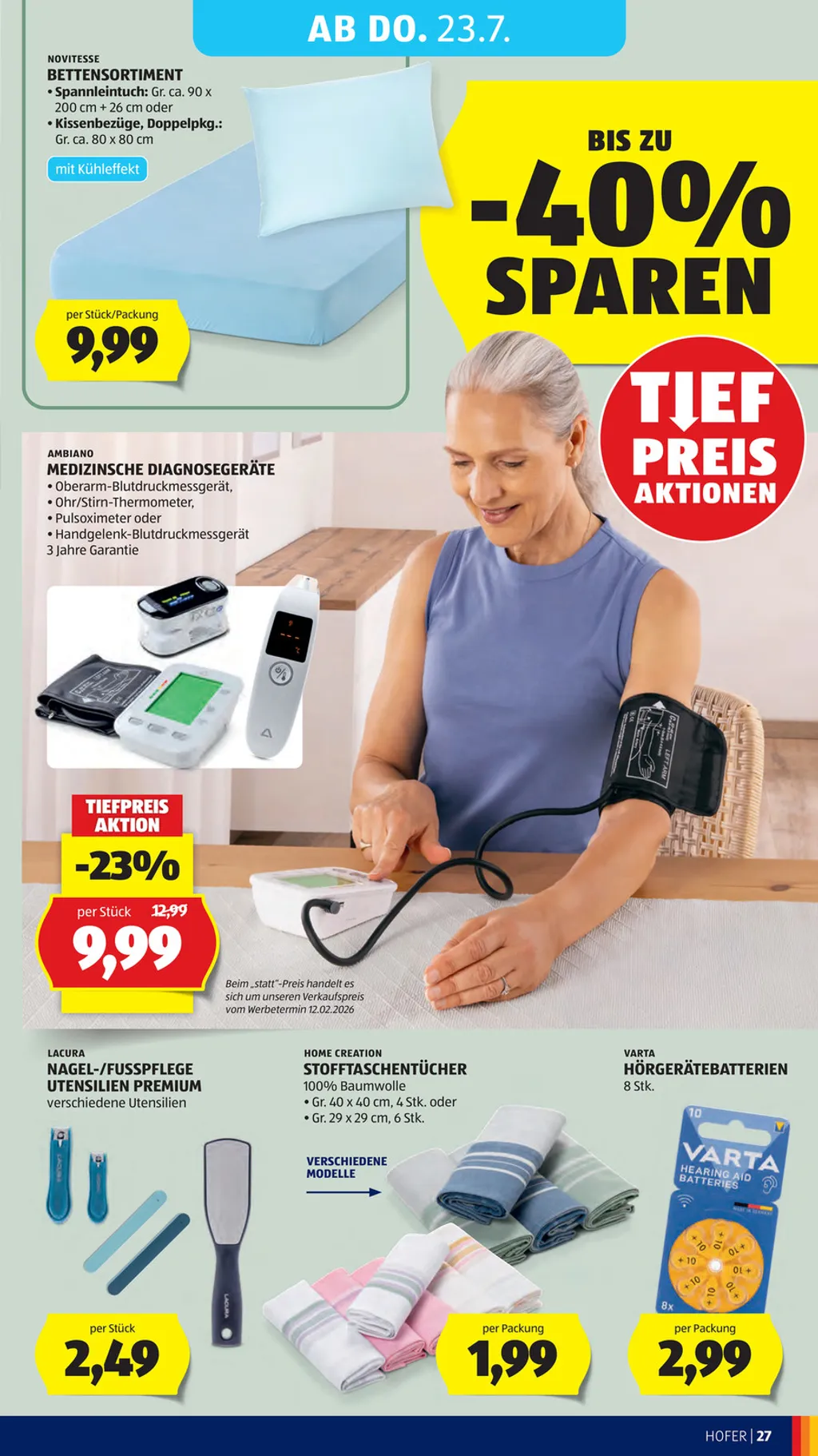 Hofer Flugblatt ab 17.07.2026 (Freitag)