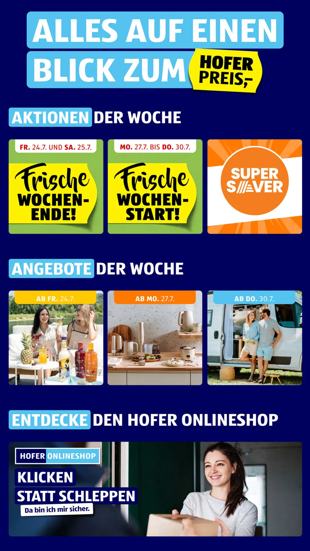 Hofer Flugblatt ab 24.07.2026 (Freitag)