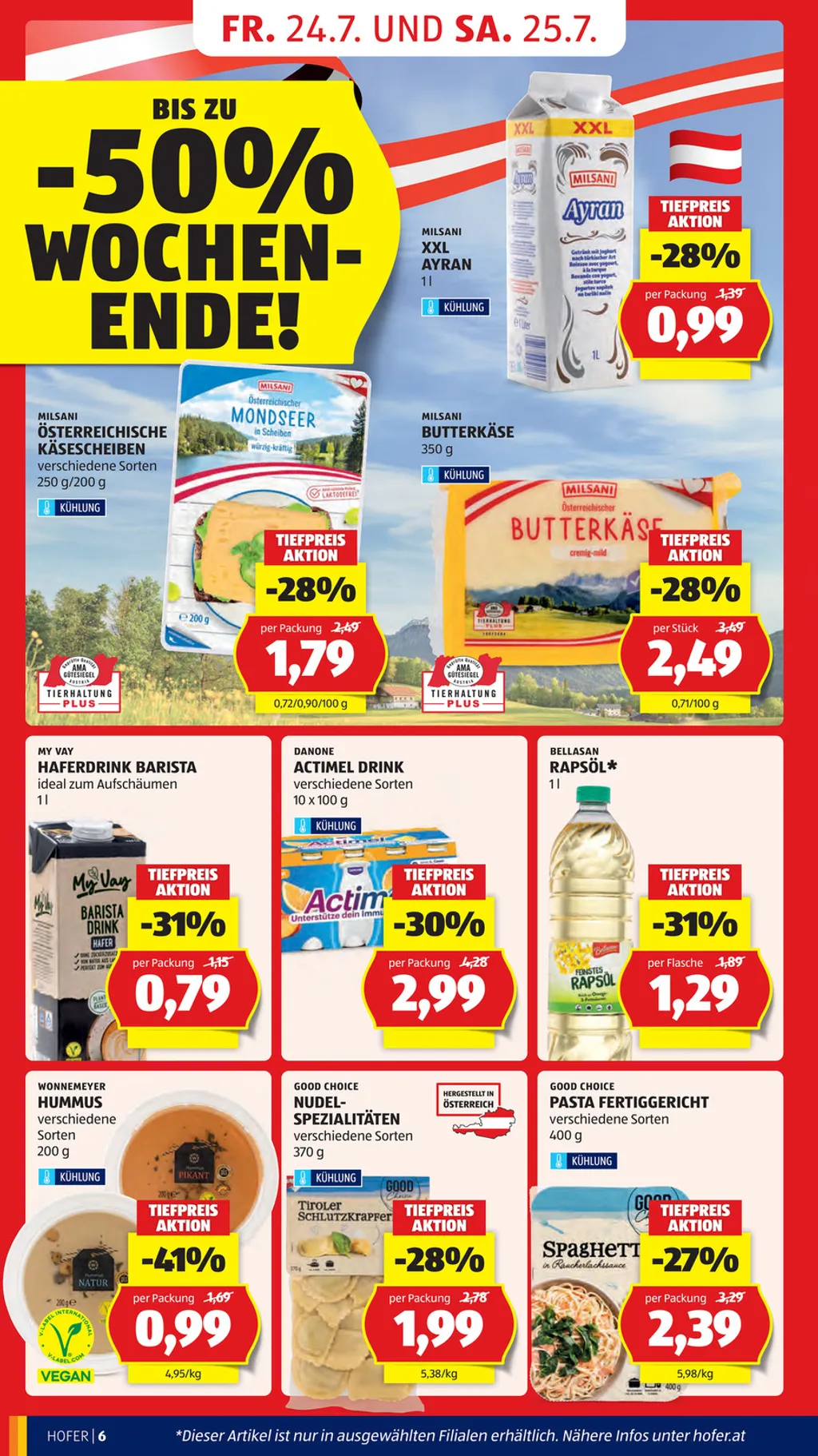 Hofer Flugblatt ab 24.07.2026 (Freitag)
