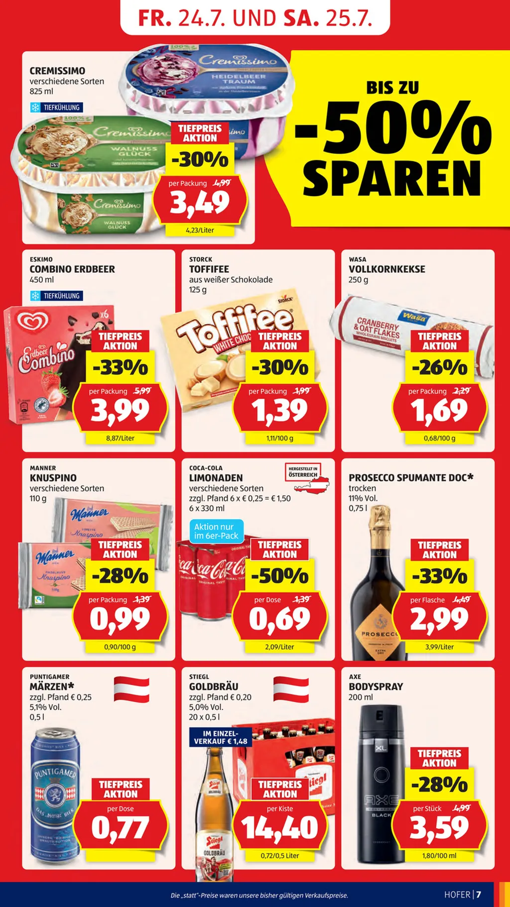 Hofer Flugblatt ab 24.07.2026 (Freitag)