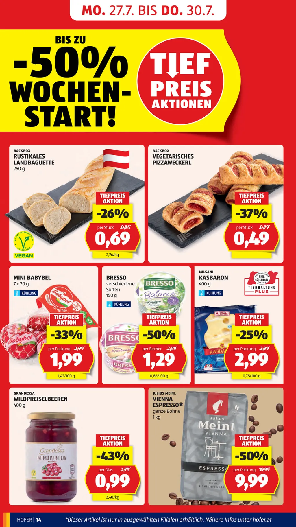 Hofer Flugblatt ab 24.07.2026 (Freitag)