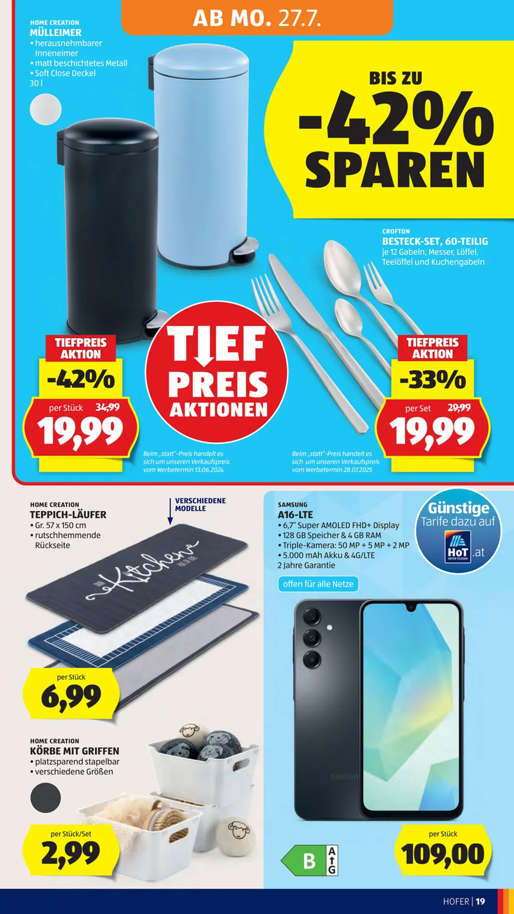 Hofer Flugblatt ab 24.07.2026 (Freitag)