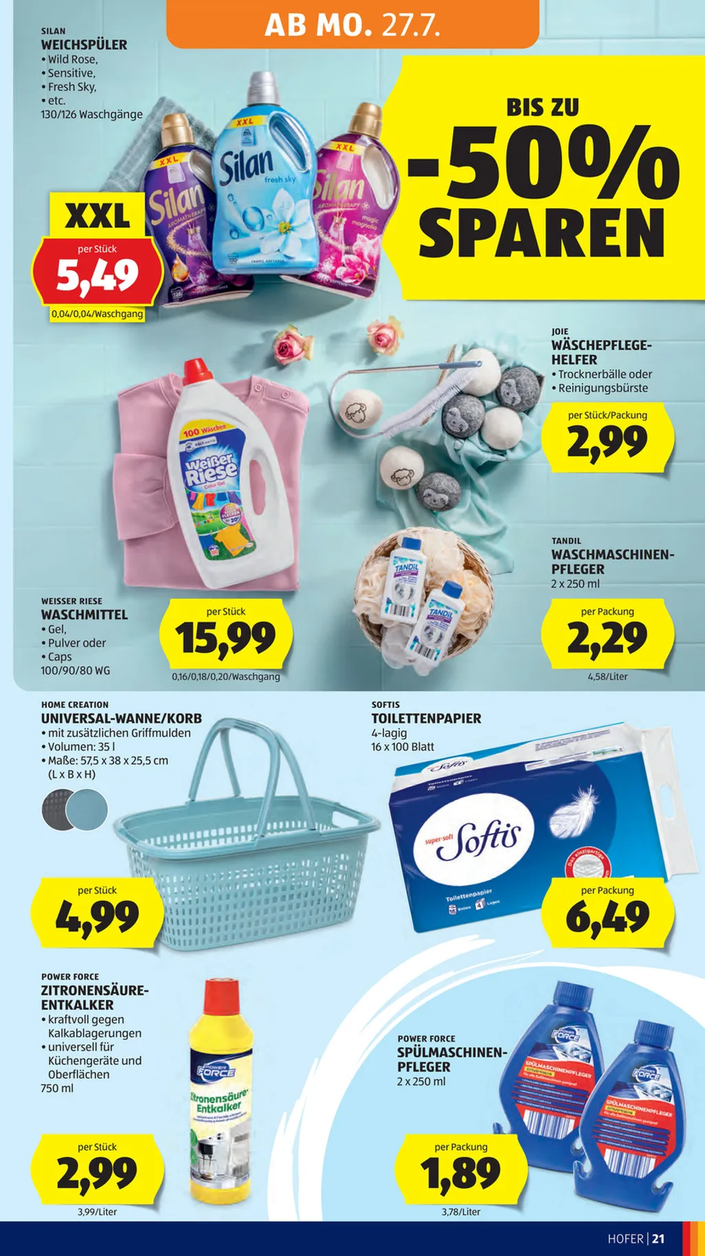 Hofer Flugblatt ab 24.07.2026 (Freitag)