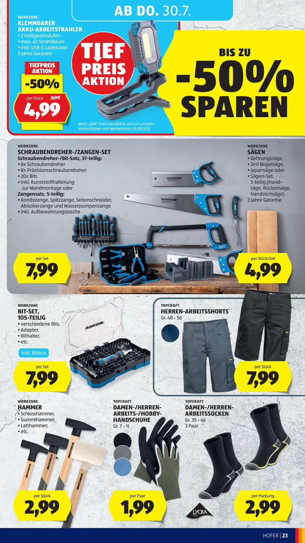 Hofer Flugblatt ab 24.07.2026 (Freitag)