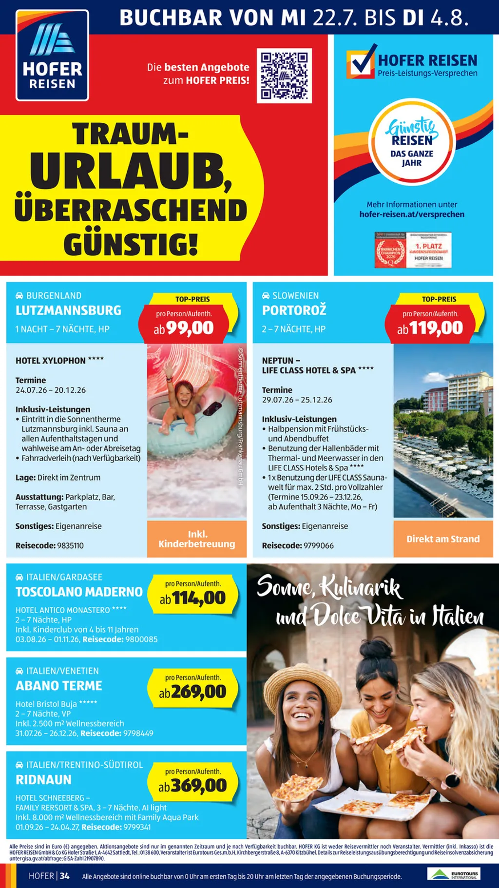 Hofer Flugblatt ab 24.07.2026 (Freitag)