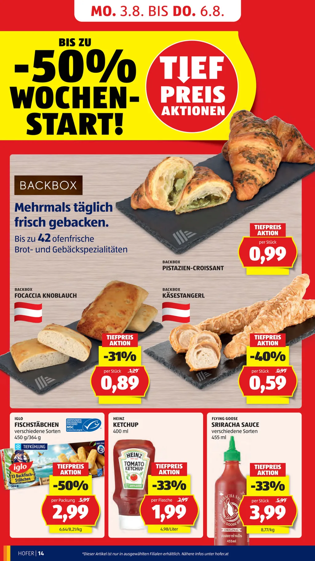 Hofer Flugblatt ab 31.07.2026 (Freitag)