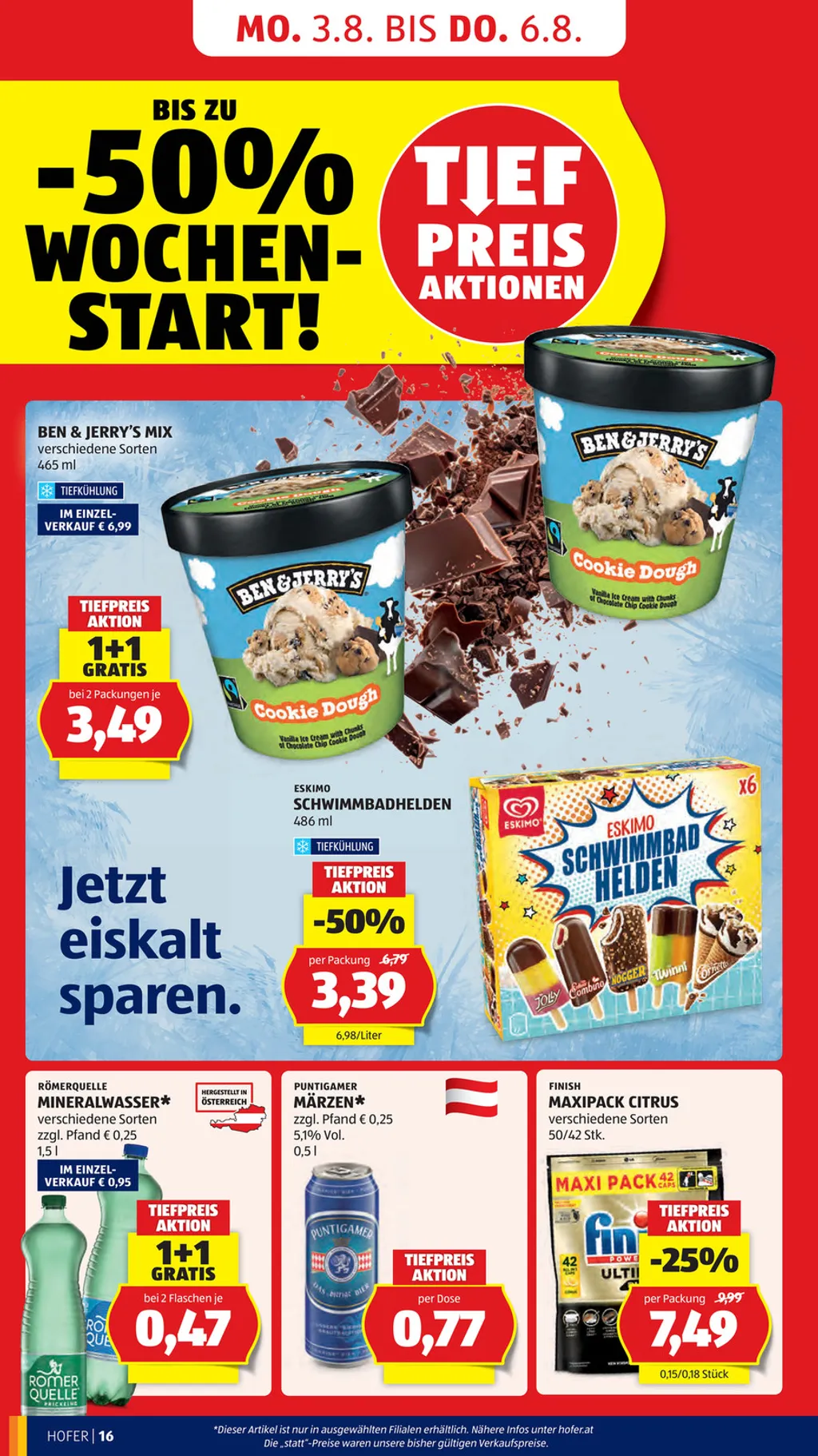 Hofer Flugblatt ab 31.07.2026 (Freitag)