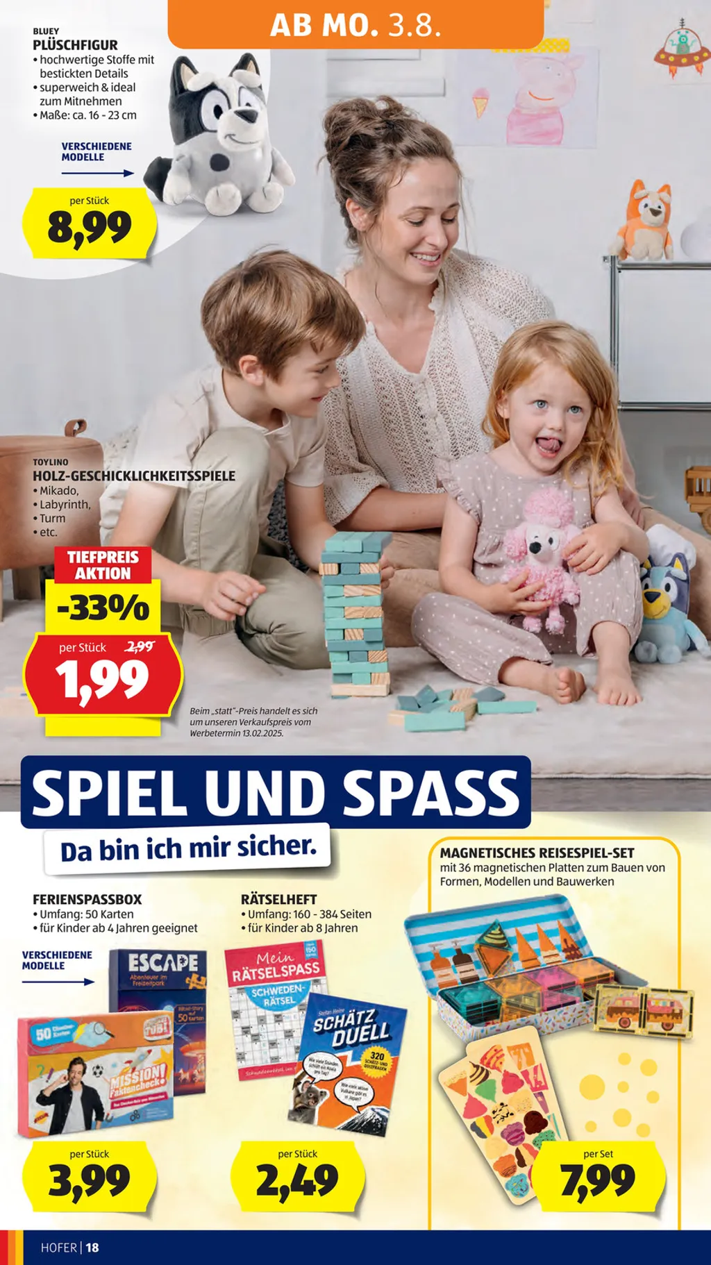 Hofer Flugblatt ab 31.07.2026 (Freitag)